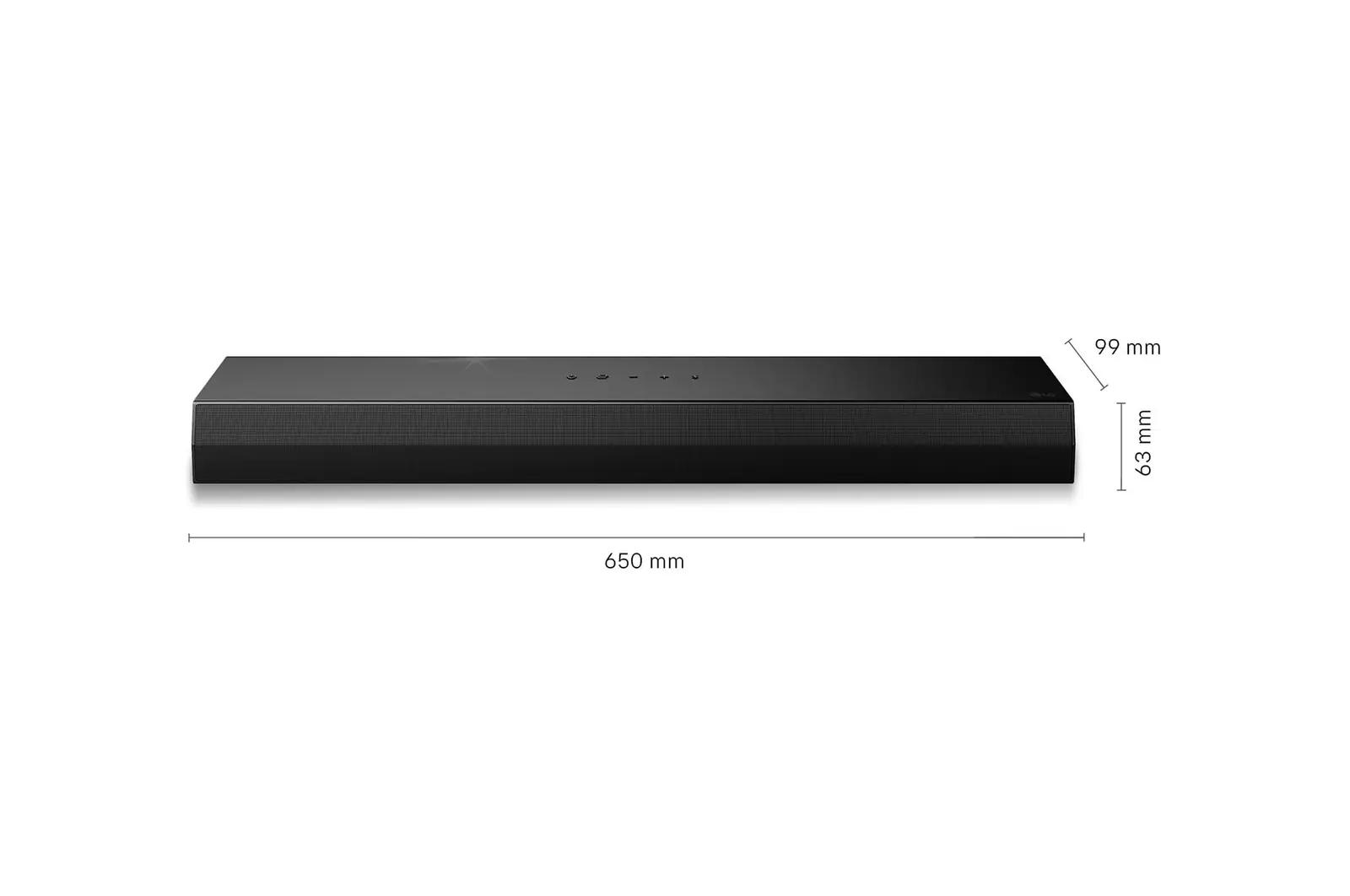 LG heliaken — kompaktne 2.0 soundbar 50W kodukino jaoks – detailne vaade
