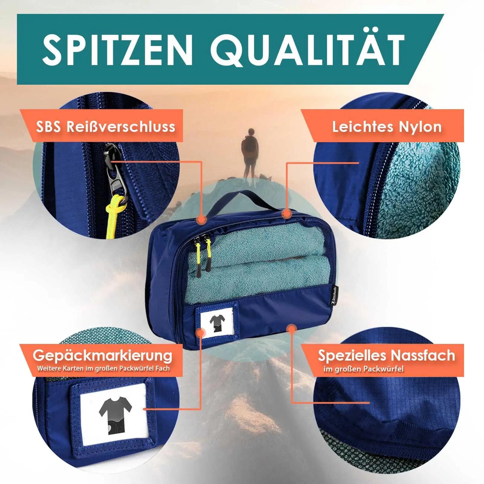Seeschwalbe kerge nailonist pakkimiskotid reisiks — 6‑osa – kasutusnäide