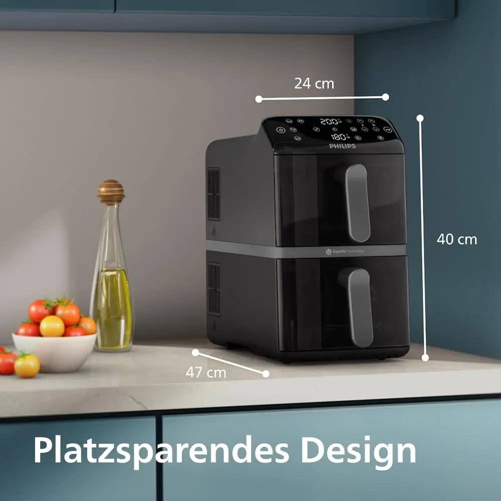 Philips õhufritüür 4000 Series – kahekorvis, ruumisäästlik 10L – pilt 6