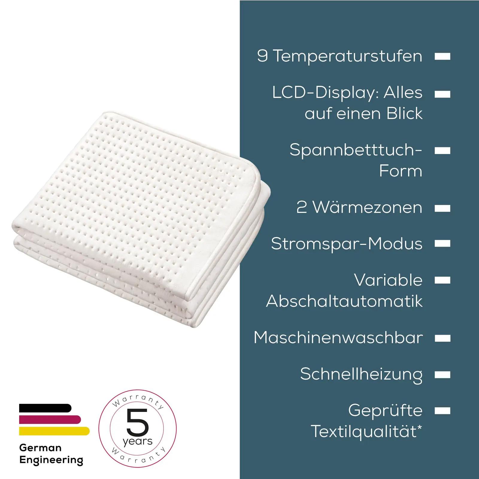 Beurer soe voodikattematerjal 198 x 92 cm – pehme puuvill – pilt 8
