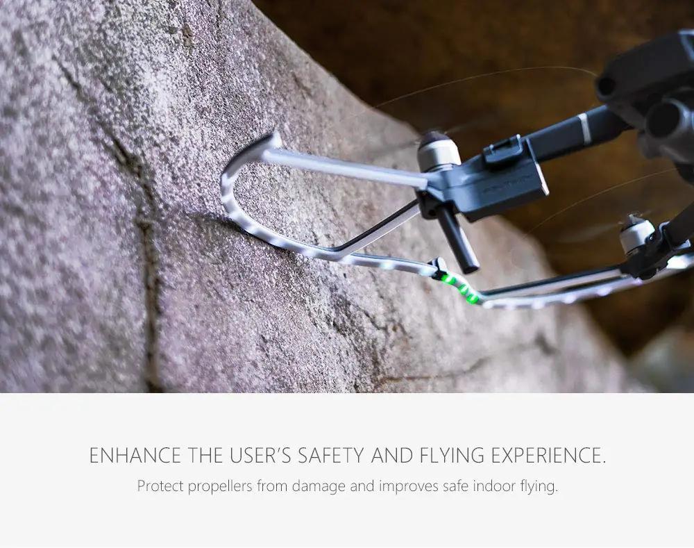 PGYTECH kaitsev propellerikaitse LED-valgustusega DJI Mavic 2 – kasutusnäide