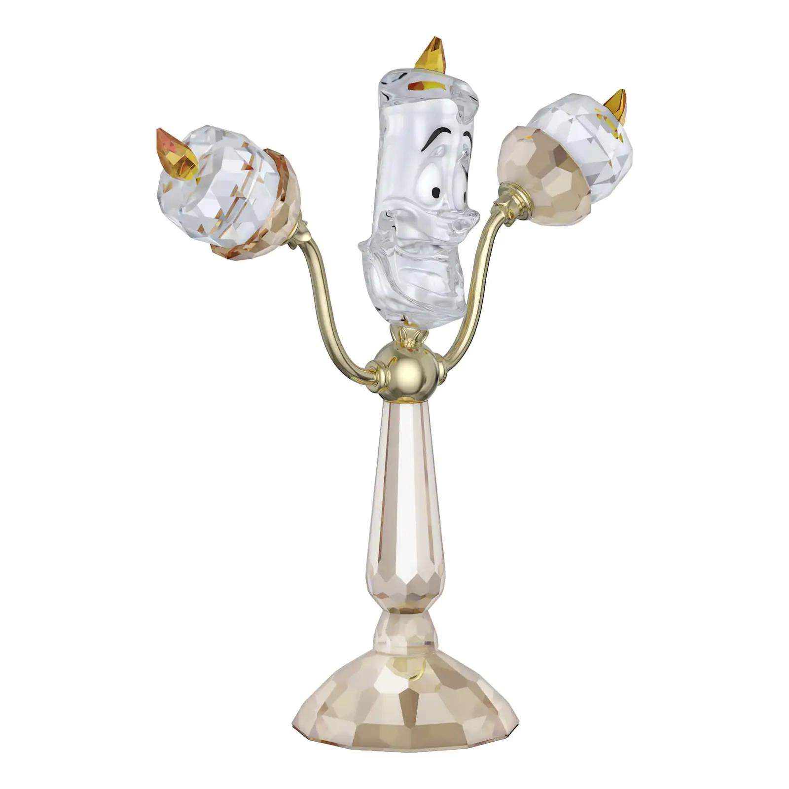 Swarovski kristallfiguur Lumiere – elegantne kodukaunistus – kasutusnäide