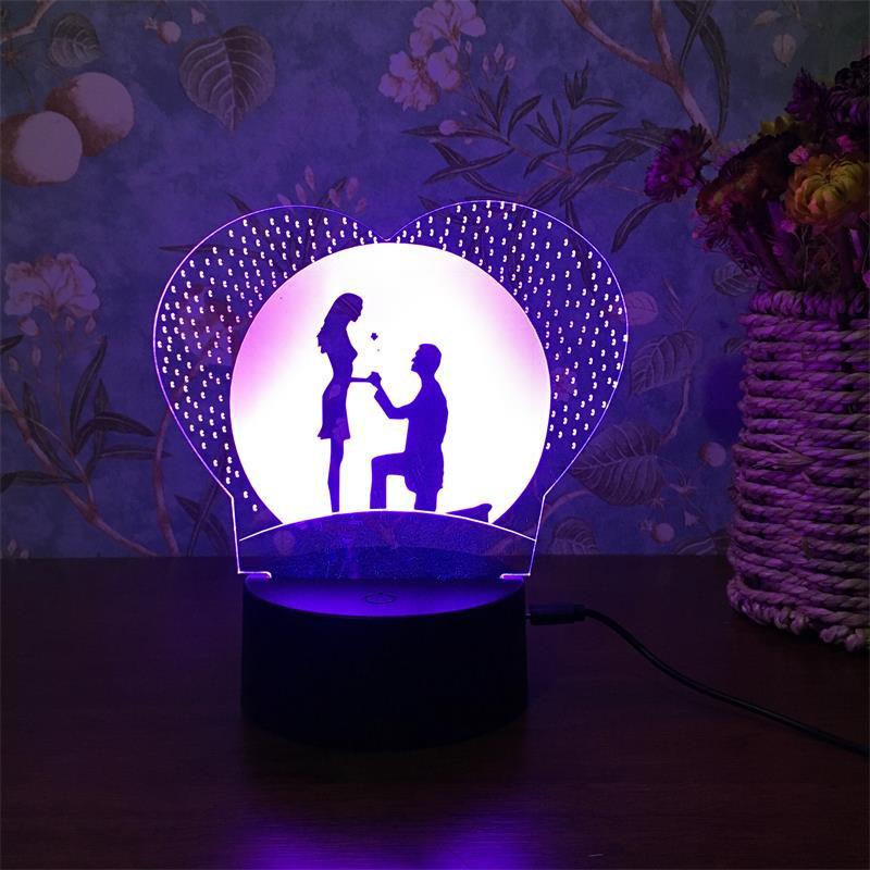 Värviline LED öölamp 5W puutetundliku lülitiga – lisavaade