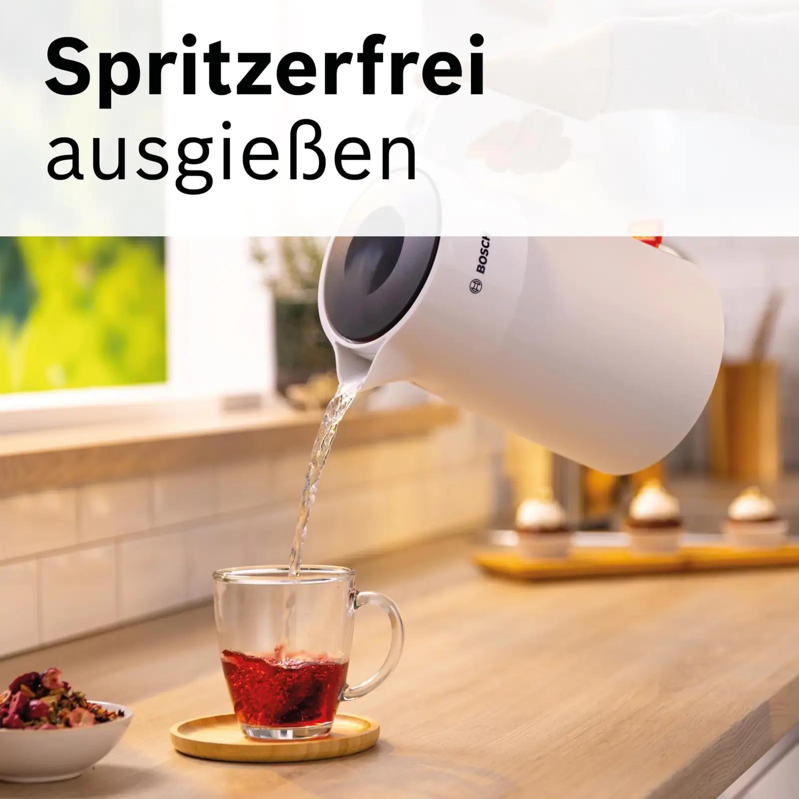 Bosch juhtmevaba veekeetja 1,7 L plastik – lisavaade