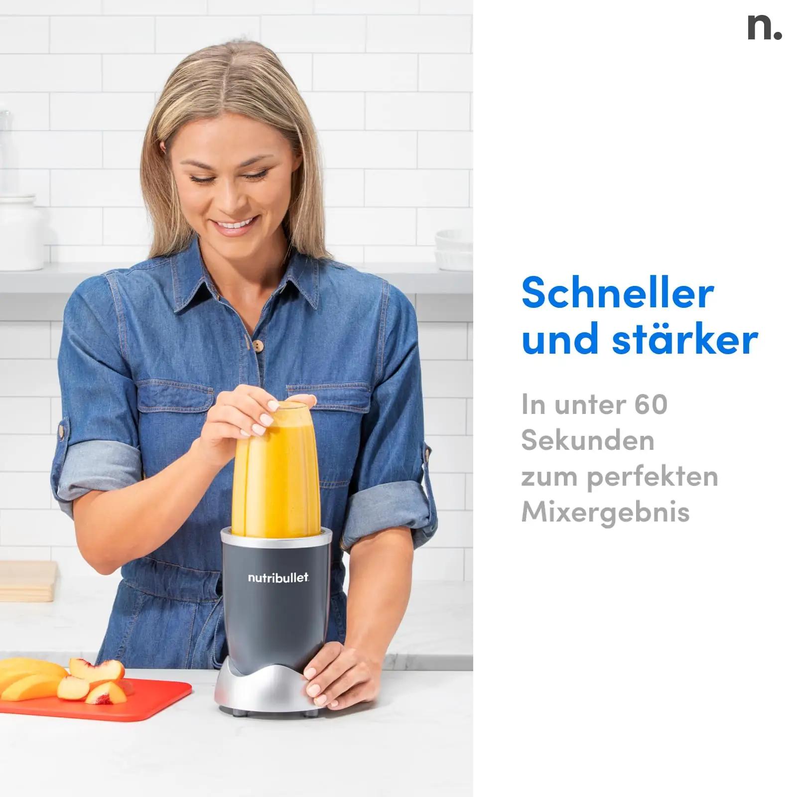 NutriBullet mini-standmixer 600 W, 700 ml – kasutusnäide