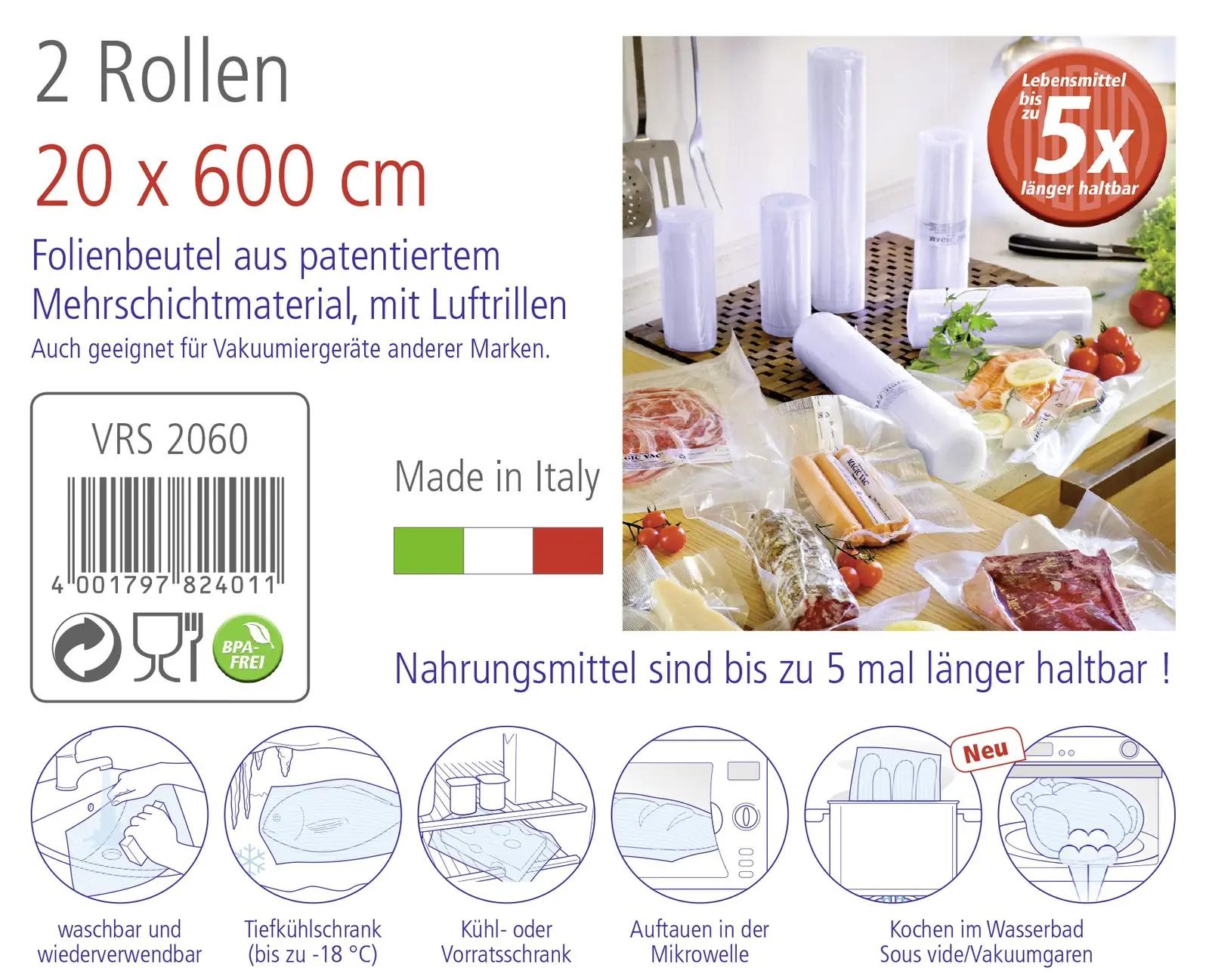 Rommelsbacher tarvikud fooliumkeevitusseadmetele VRS 2060 – lisavaade