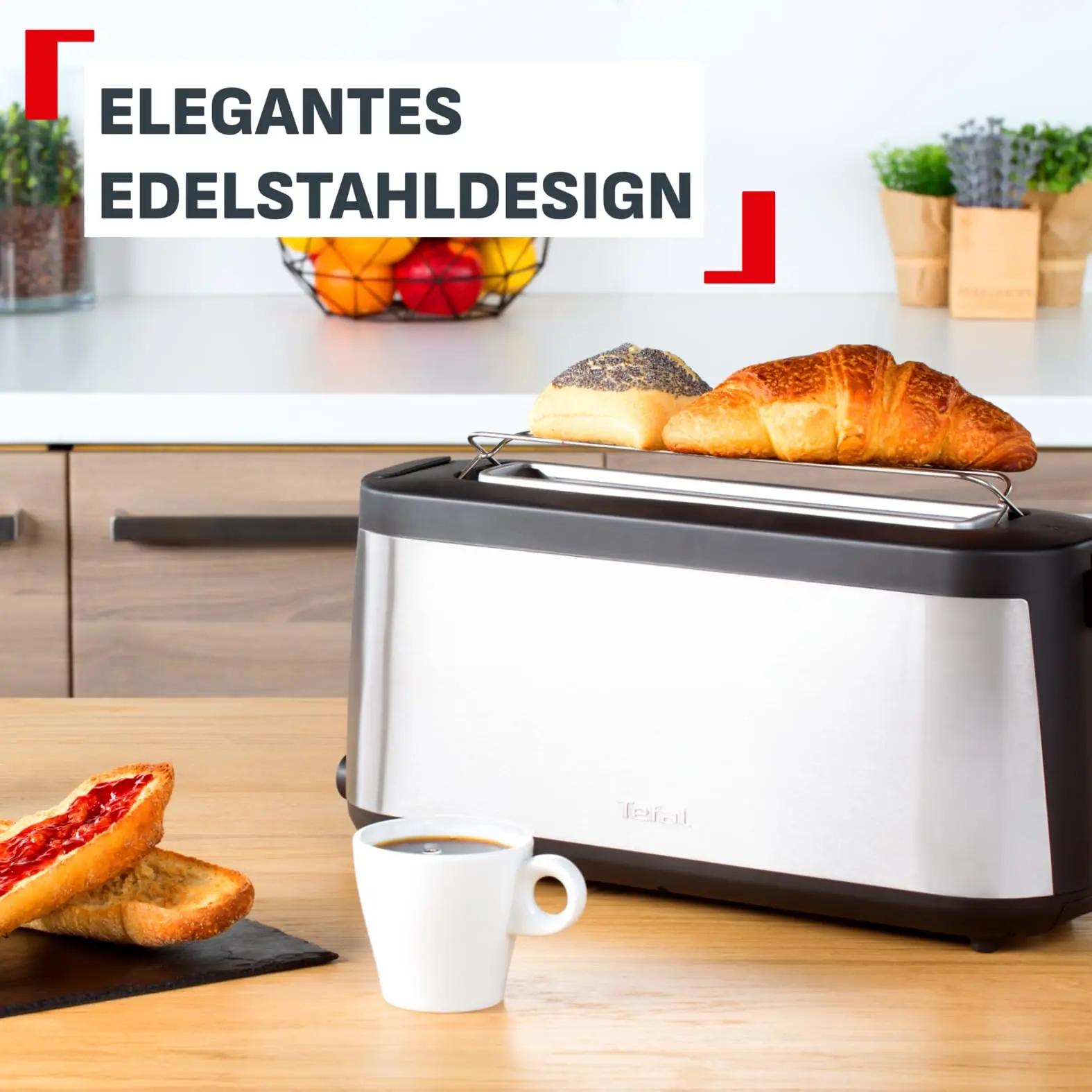 Tefal Element leivagrill, roostevaba teras – pakend ja tarvikud