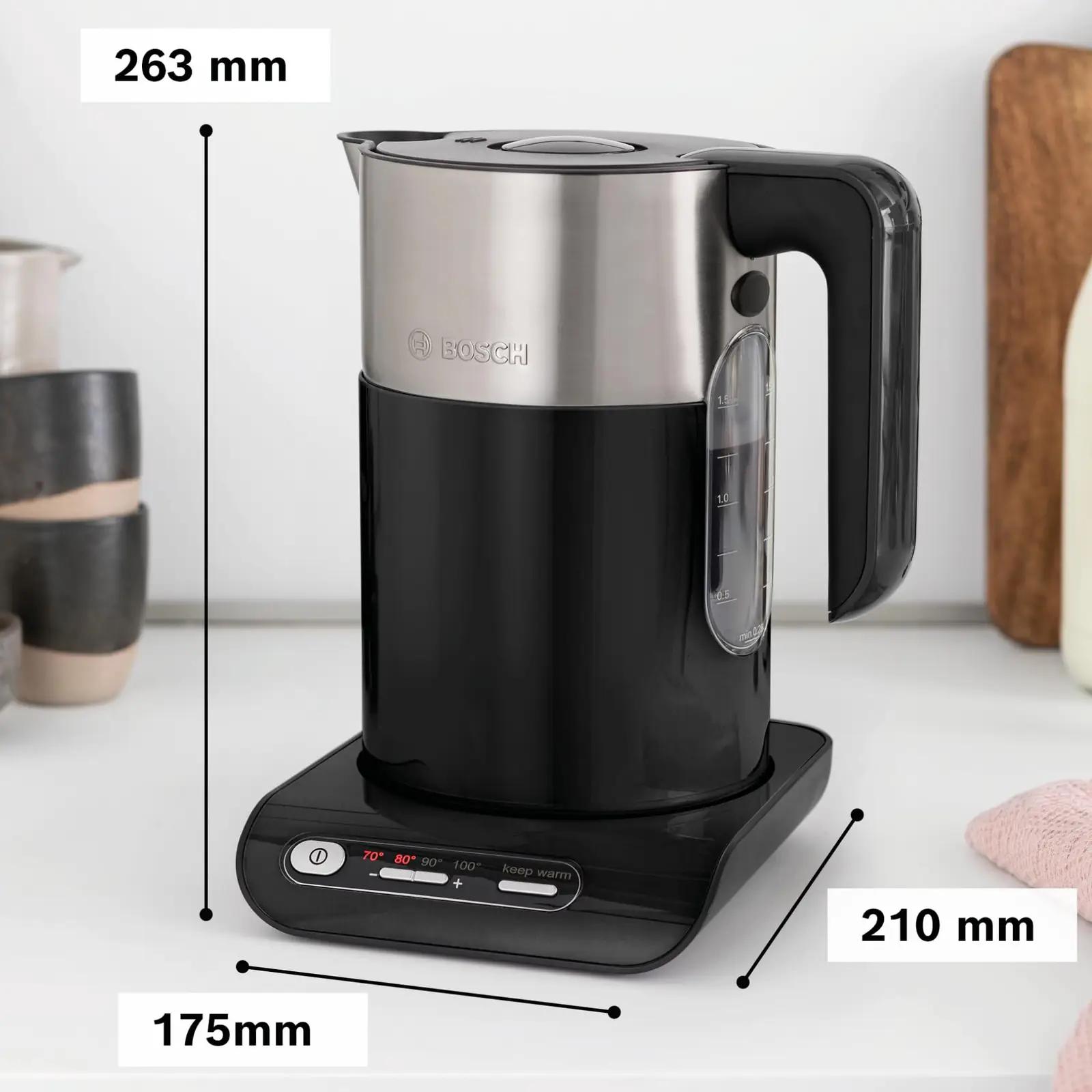 Bosch juhtmeta veekeetja TWK8613P, 1,5 L – detailne vaade