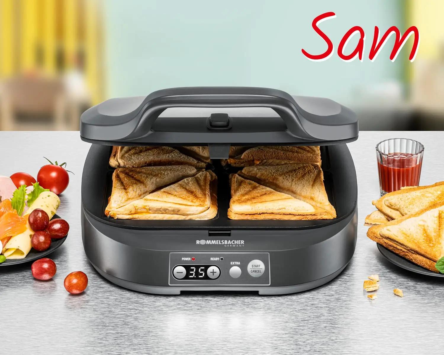 Rommelsbacher sandwichi- ja paninipressid ST 1800 – pakend ja tarvikud