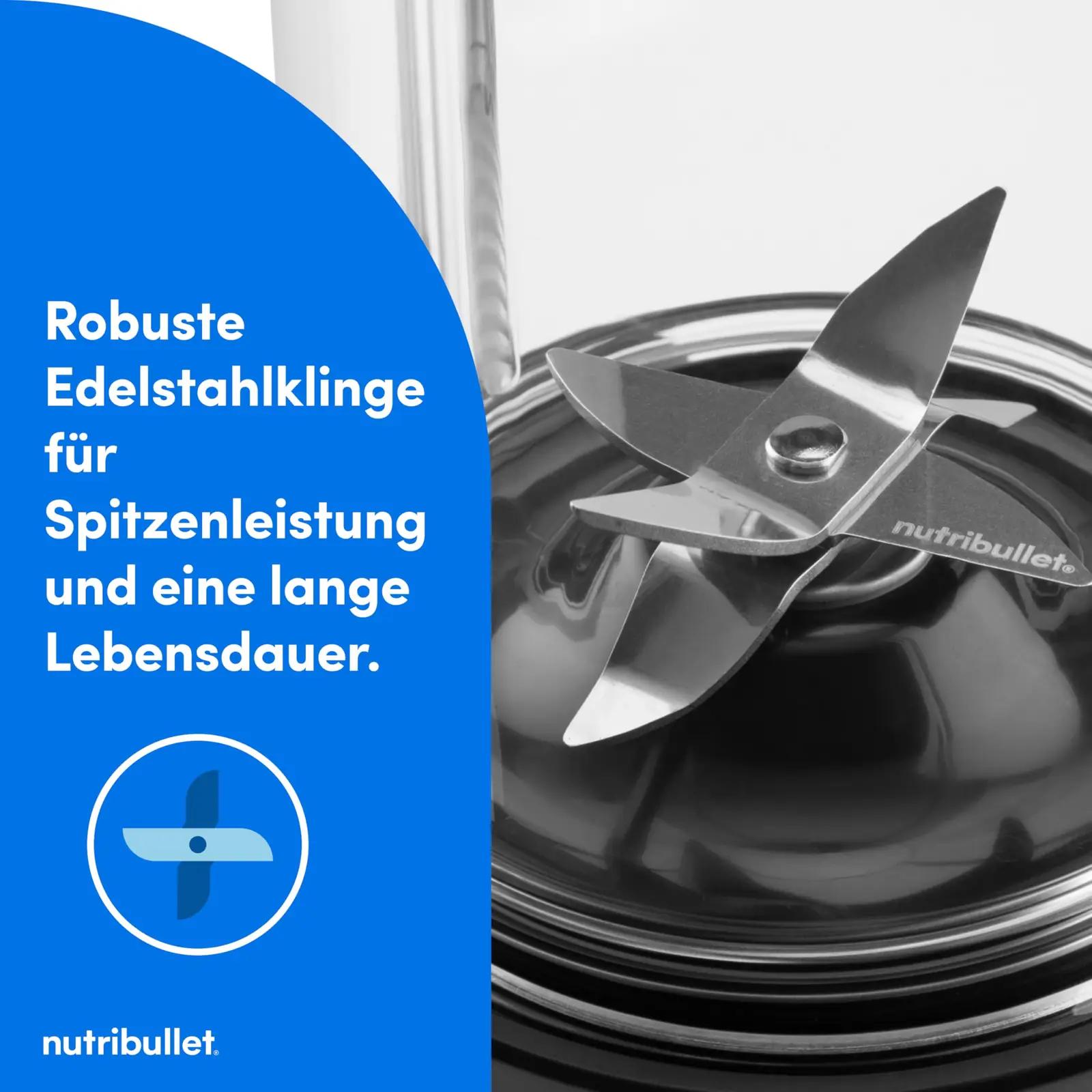 NutriBullet Turbo 1000 W blender Tritan-glassidega – lisavaade