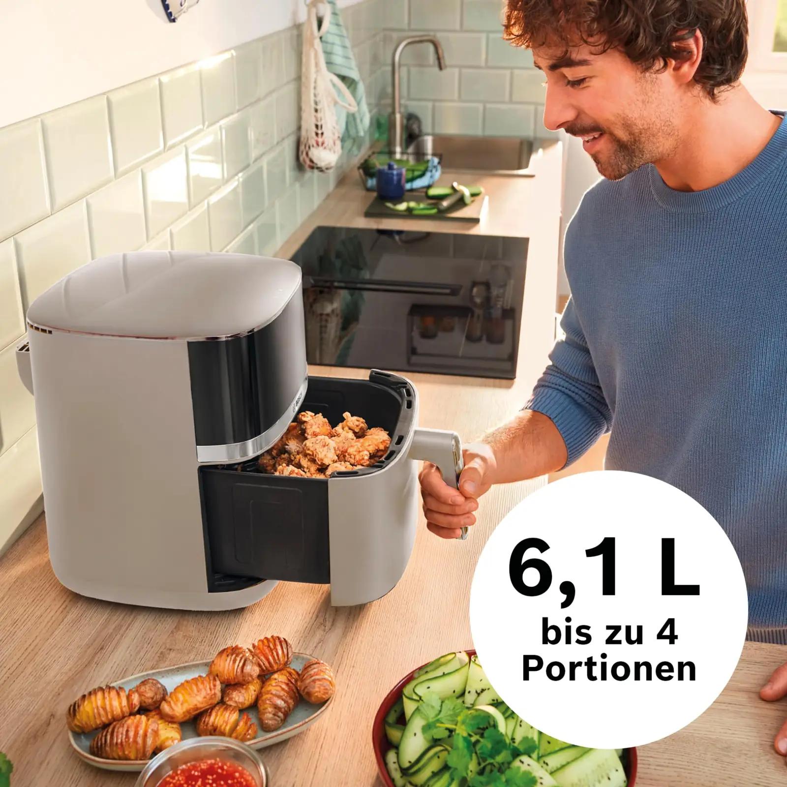 Bosch kuumaõhufritüür 6,1 L, plast, MAF462C0 – kasutusnäide