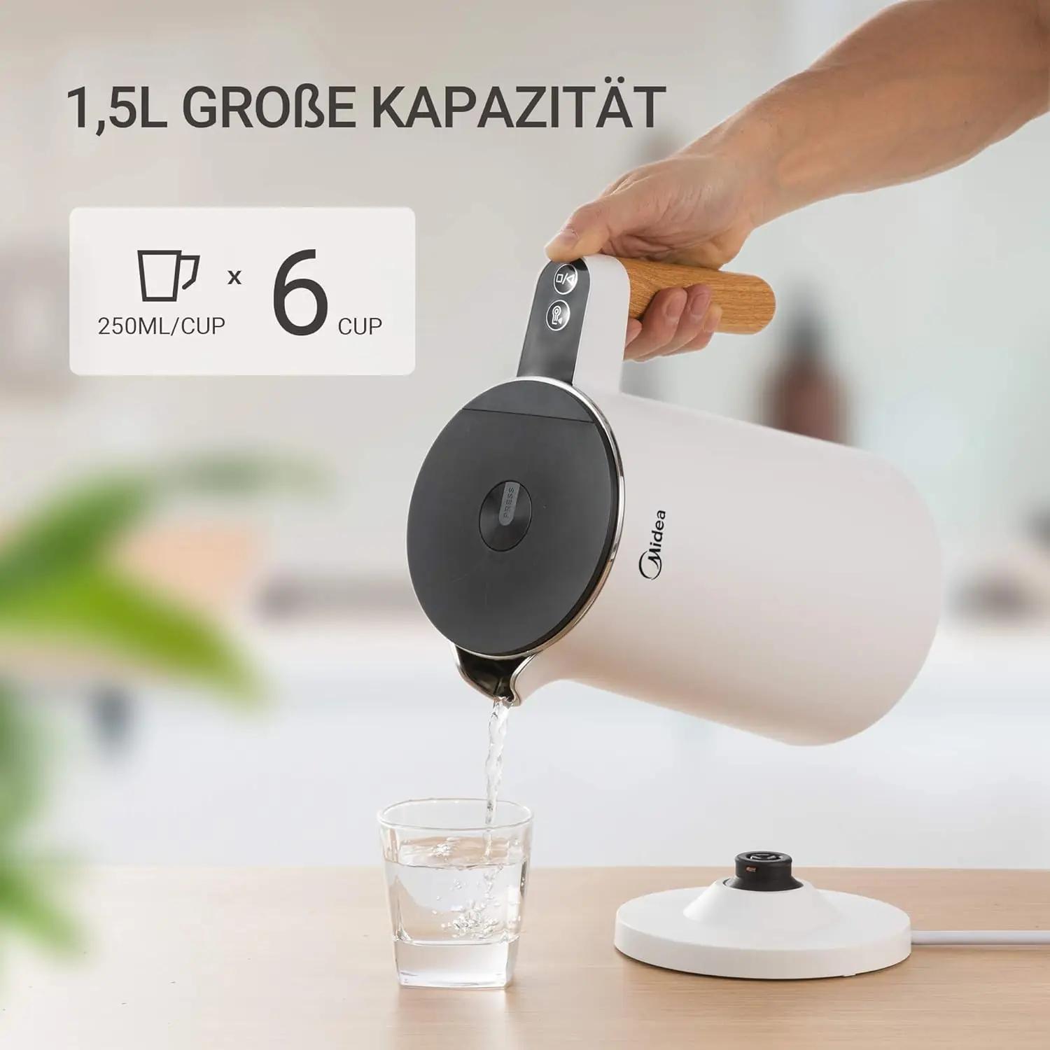 Midea veekeetja 1,5 L roostevabast terasest – pilt 7
