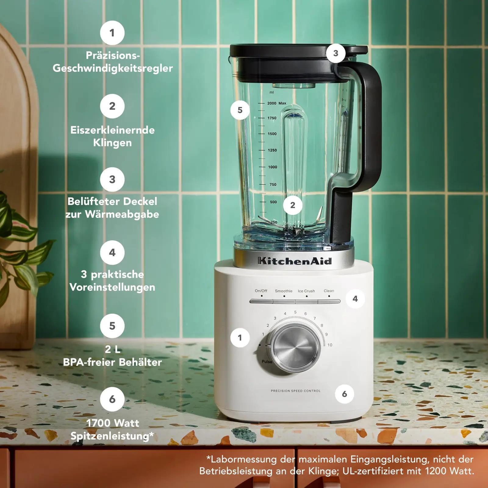 KitchenAid Pure Power standmixer, 2L kann – detailne vaade