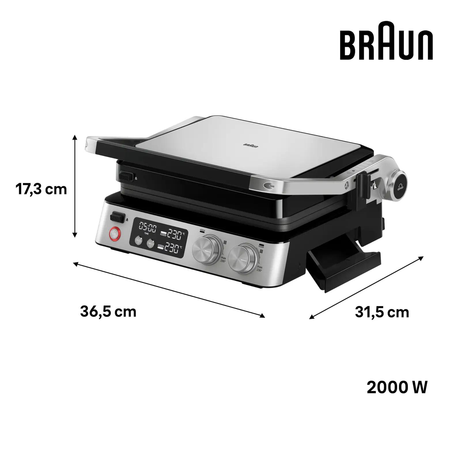 Braun MultiGrill 7 CG7040 3-in-1 kontaktgrill – pakend ja tarvikud