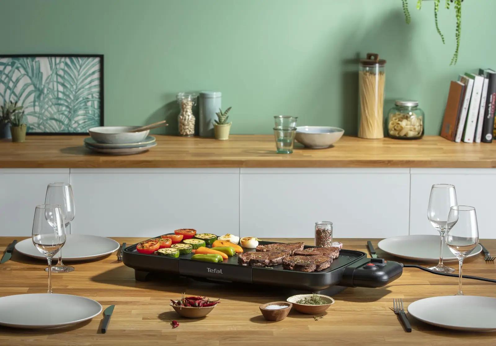 Tefal elektriline grillplaat alumiiniumist, 2200 W – detailne vaade