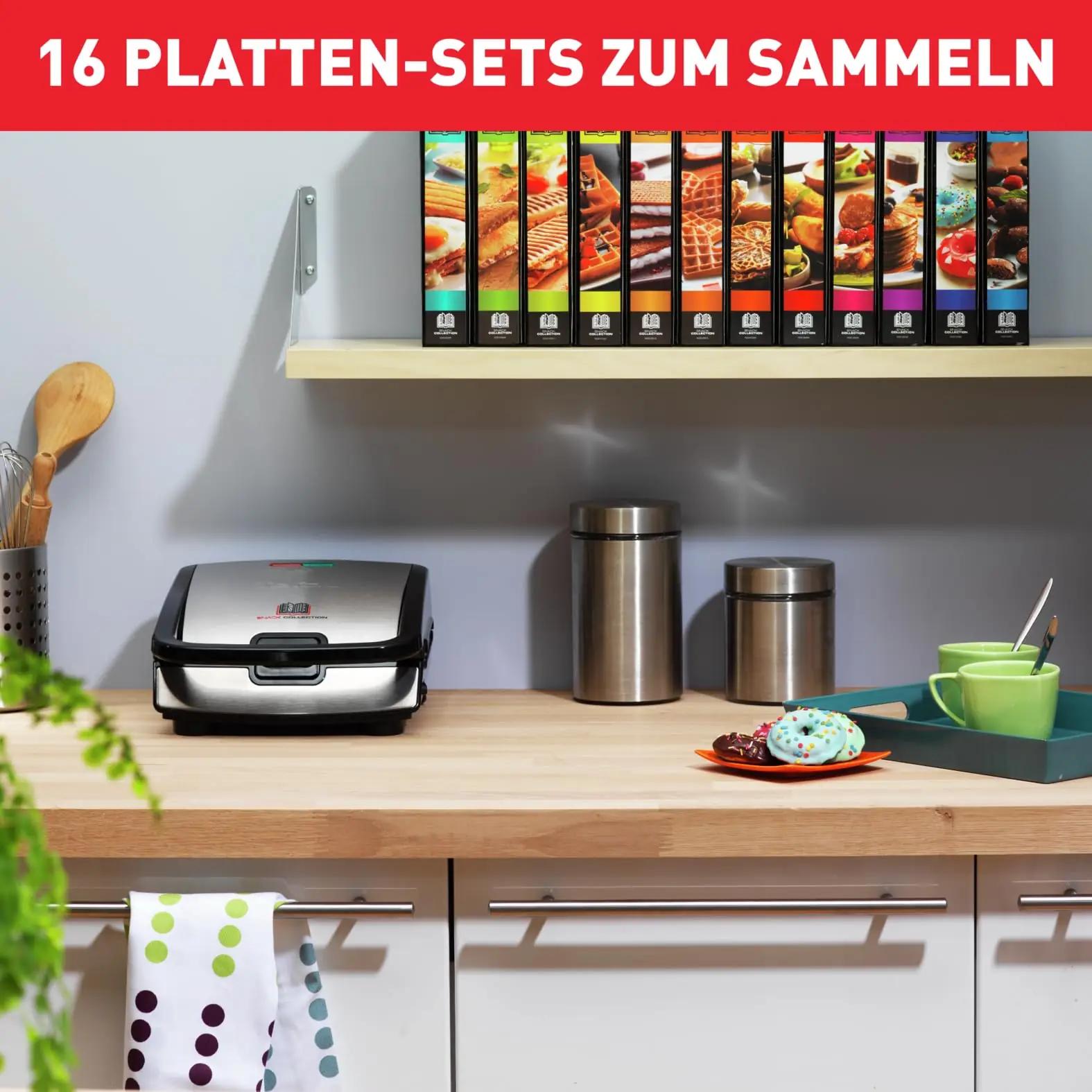 Tefal Snack Collection võileiva- ja vahvliraud, roostevaba – pilt 7