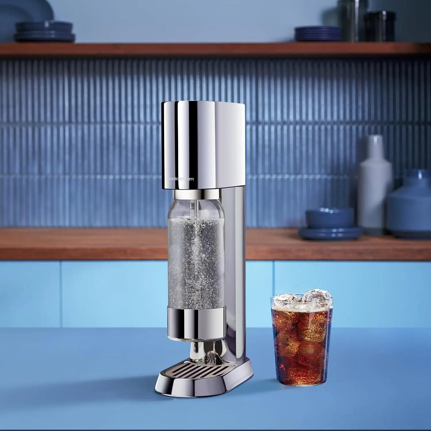 sodastream ENSO vesisooda valmistaja, roostevaba – detailne vaade