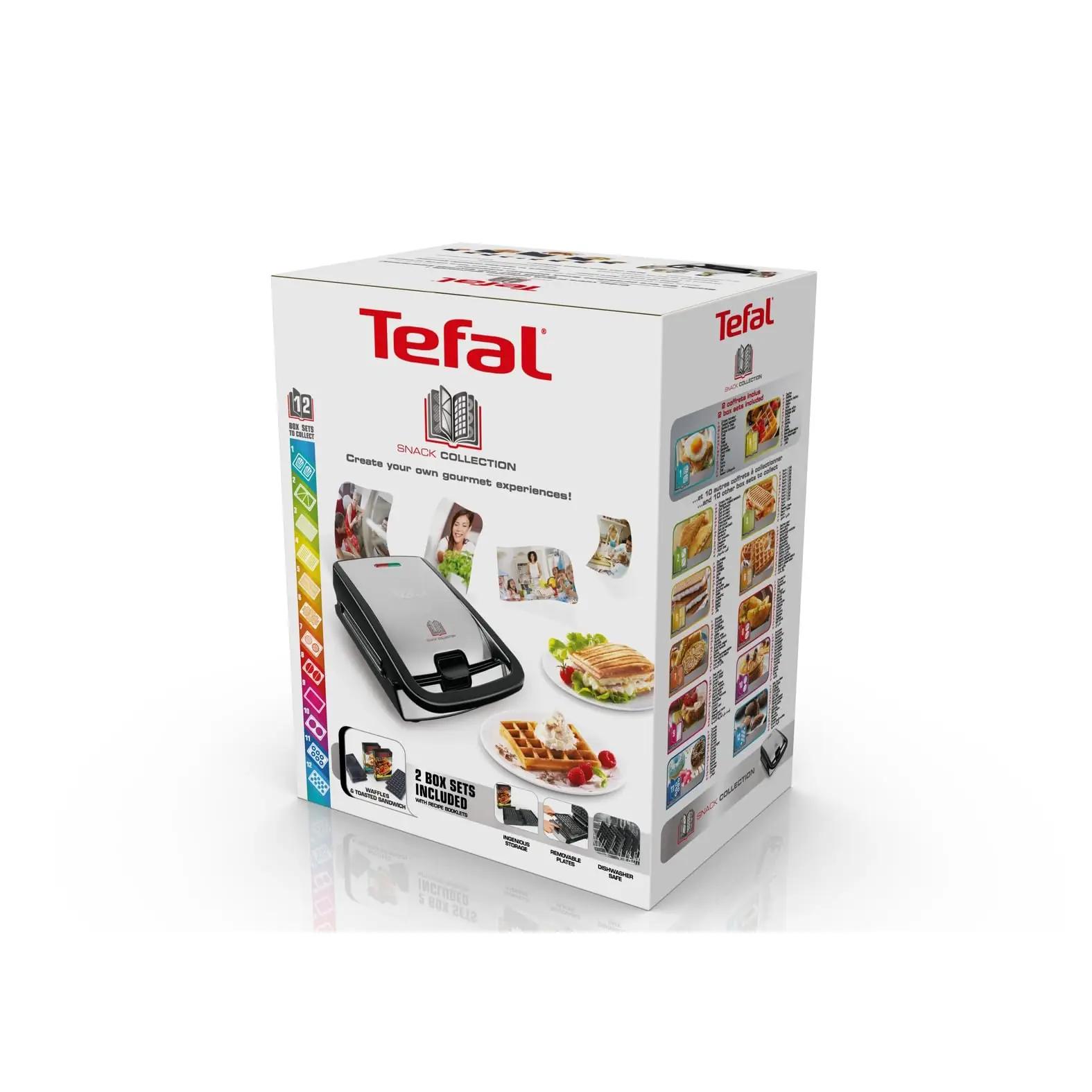 Tefal Snack Collection võileiva- ja vahvliraud, roostevaba – pilt 9