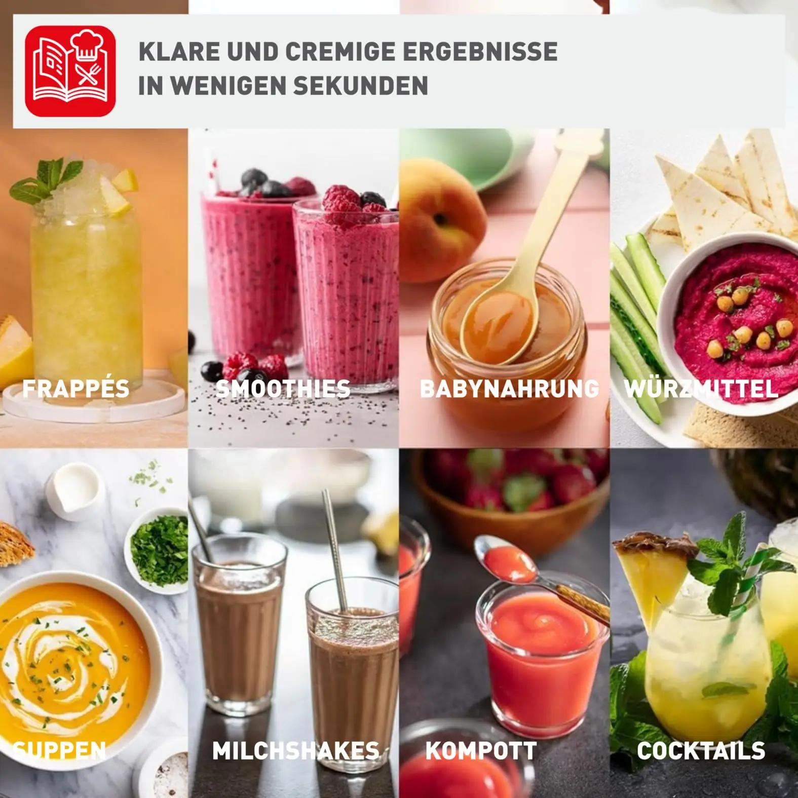 Tefal PerfectMix Essential klaaskannuga blender 2 l – pilt 7