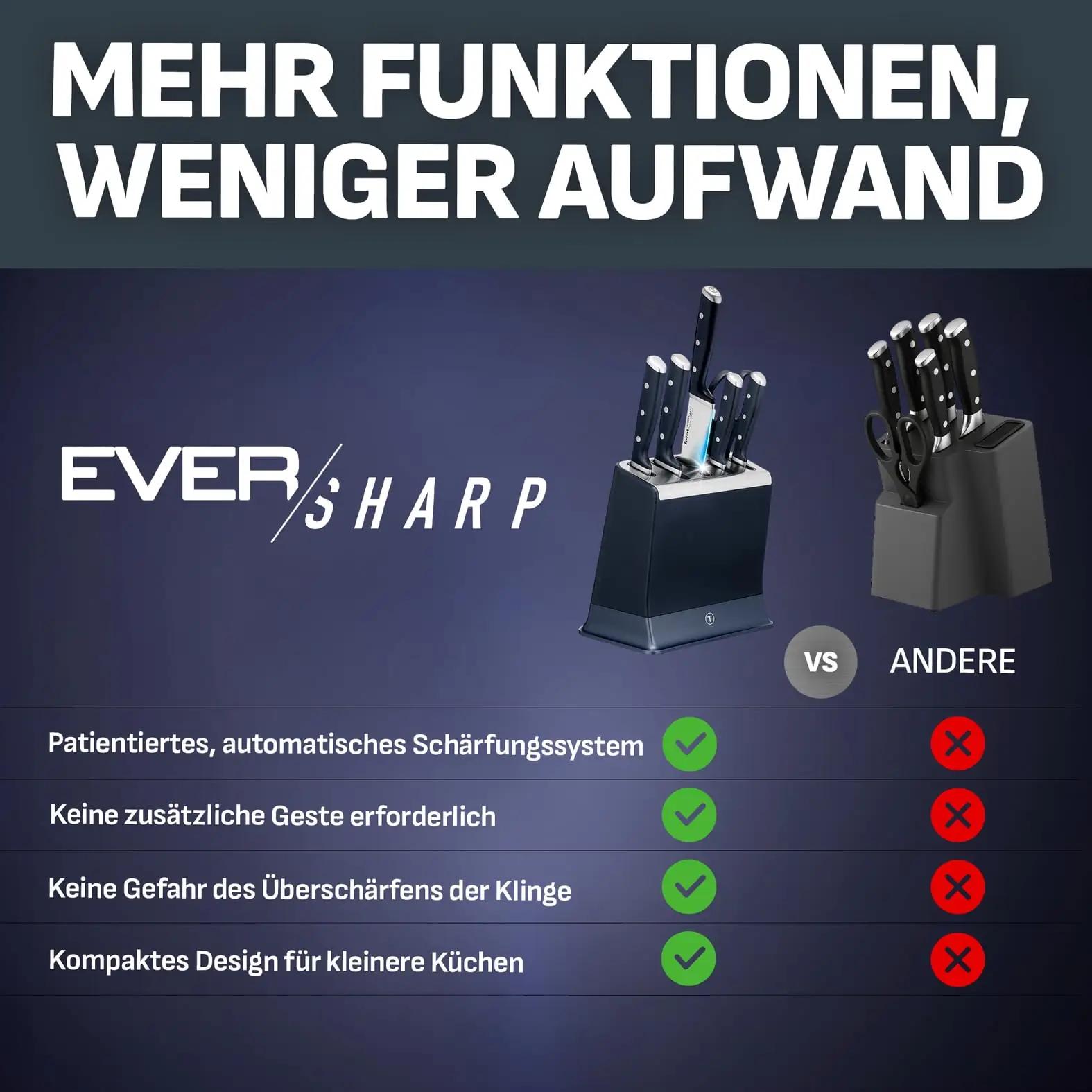 Tefal EverSharp Pro noaplokk, roostevaba teras – pilt 9