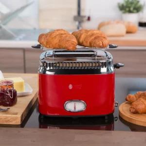Punane Russell Hobbs röster retrodisainis
