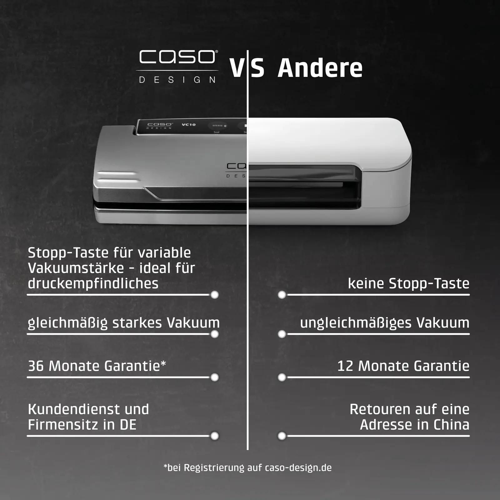 Caso VC 10 Plus vaakumseade, plast, 30 cm – pilt 9