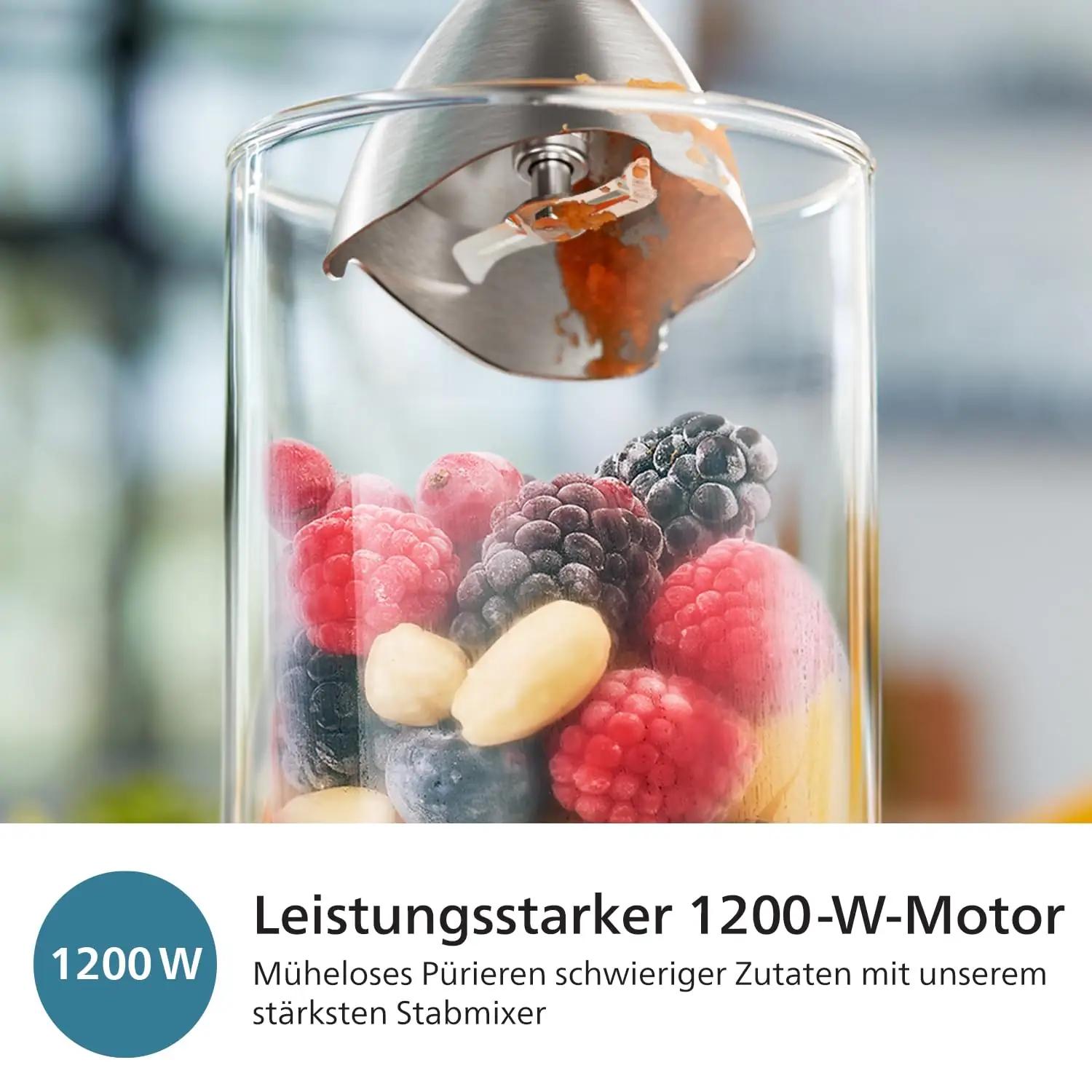 PHILIPS 5000 Stabmixer roostevabast terasest – detailne vaade