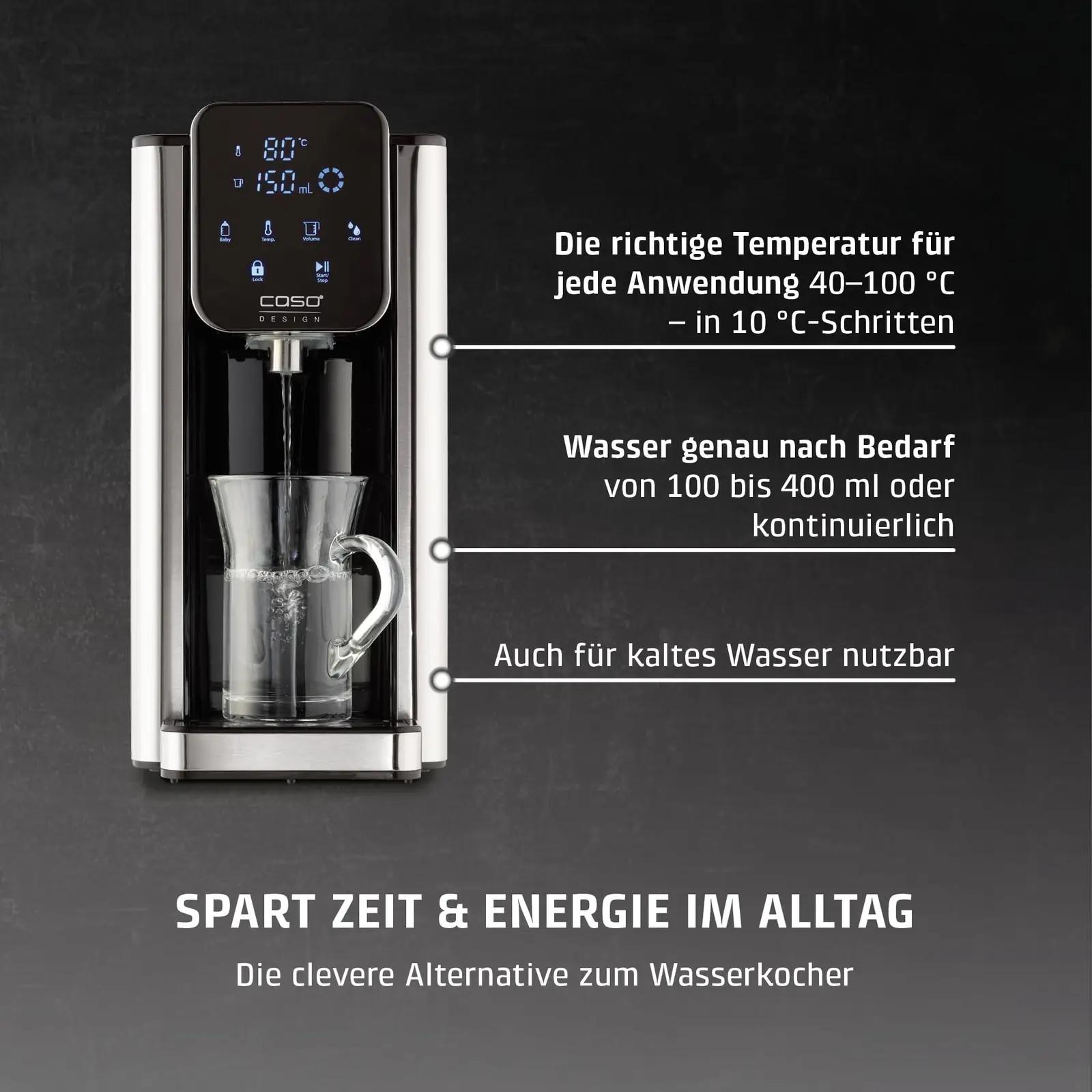 Caso HW 666 Inox UV kuuma vee dispenser, 2,7 L – lisavaade
