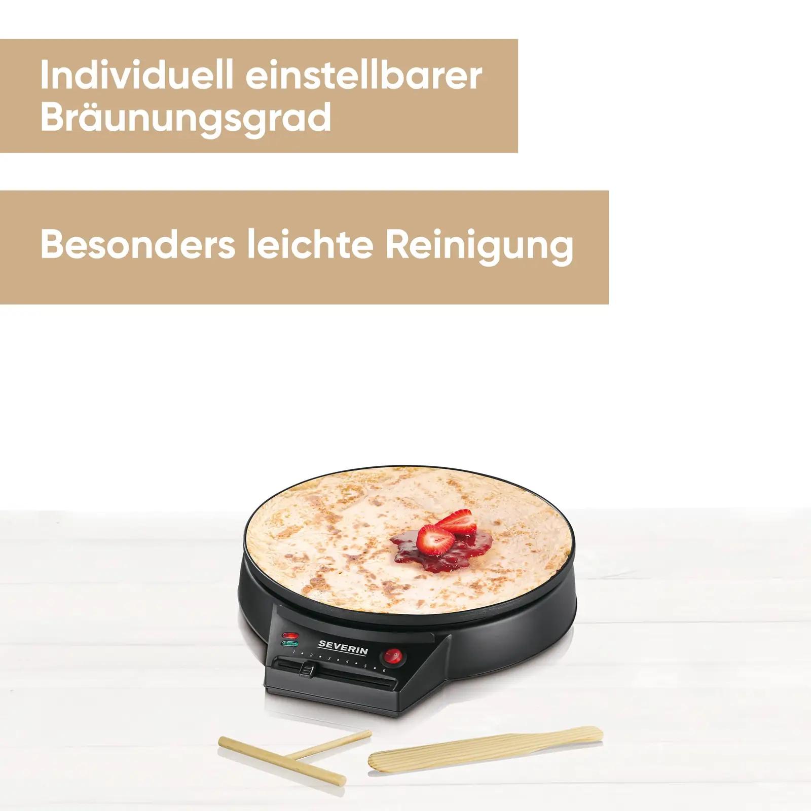 SEVERIN crêpes’i valmistaja, 30 cm plaat – detailne vaade