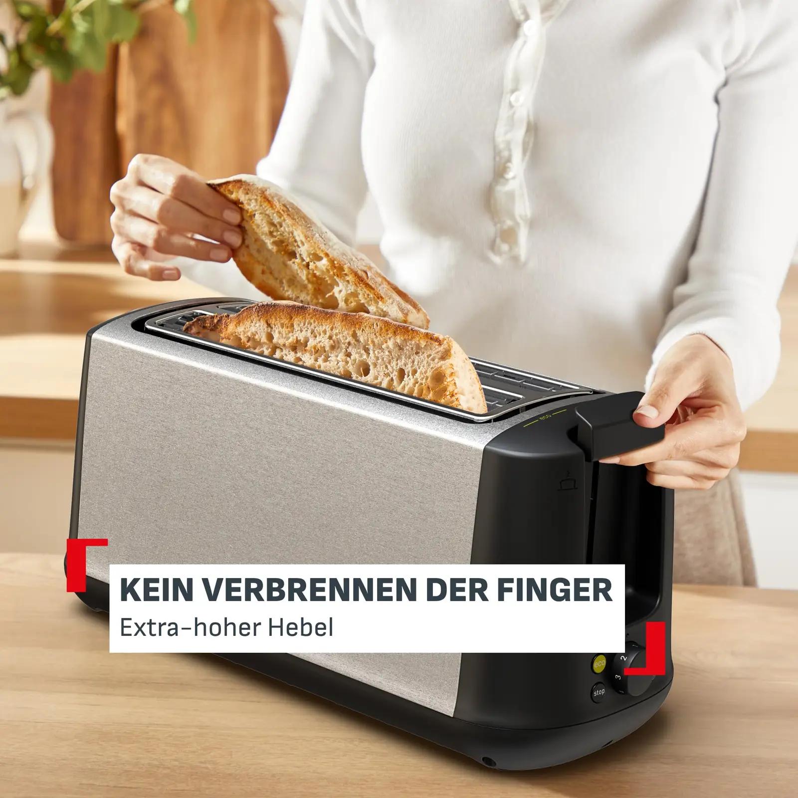 Tefal Subito leivaküpsetaja, roostevaba teras – kasutusnäide