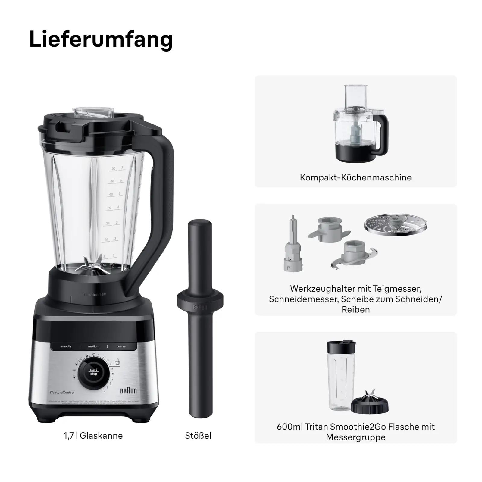Braun PowerBlend 7 klaasist blender 1400W – pilt 9