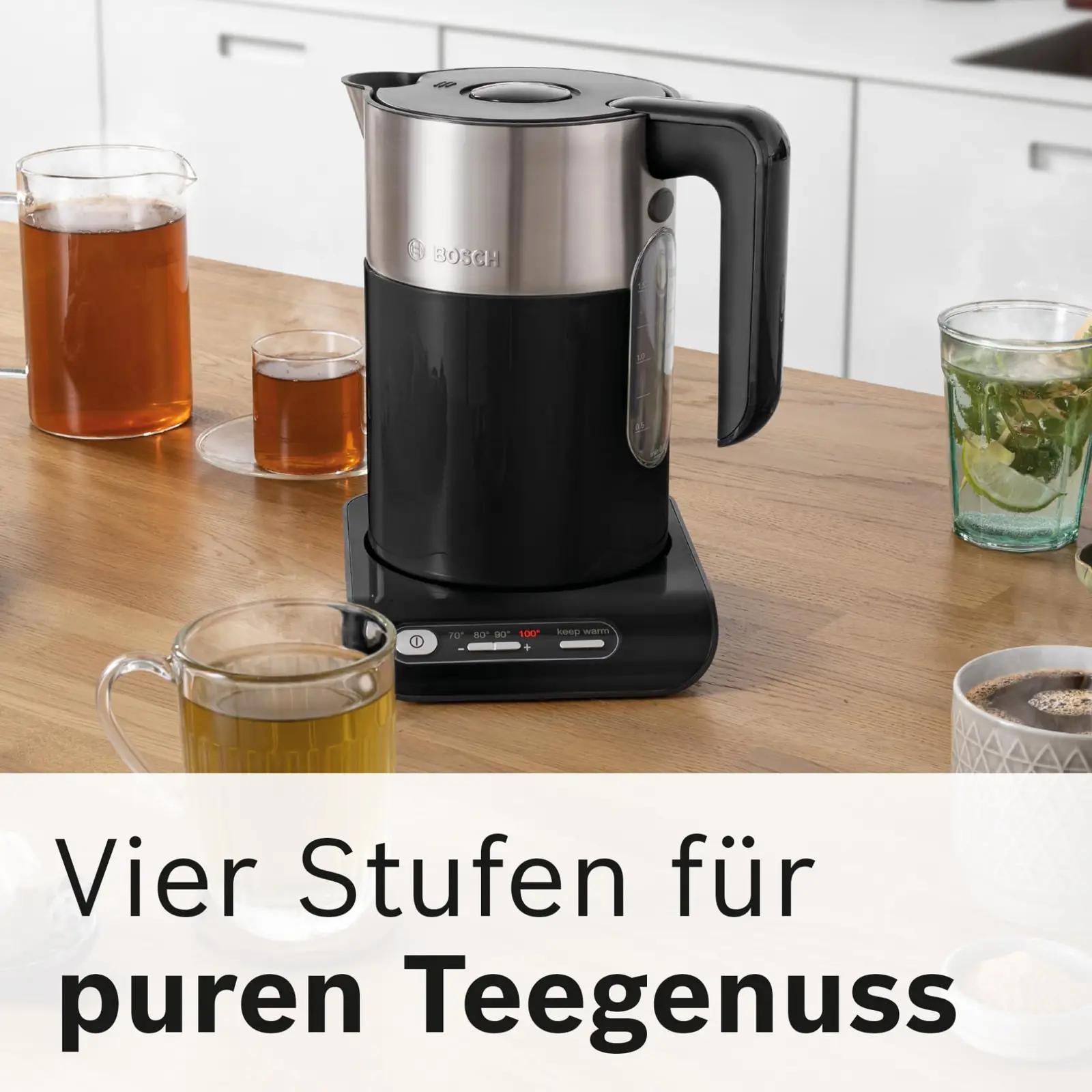 Bosch juhtmeta veekeetja TWK8613P, 1,5 L – kasutusnäide