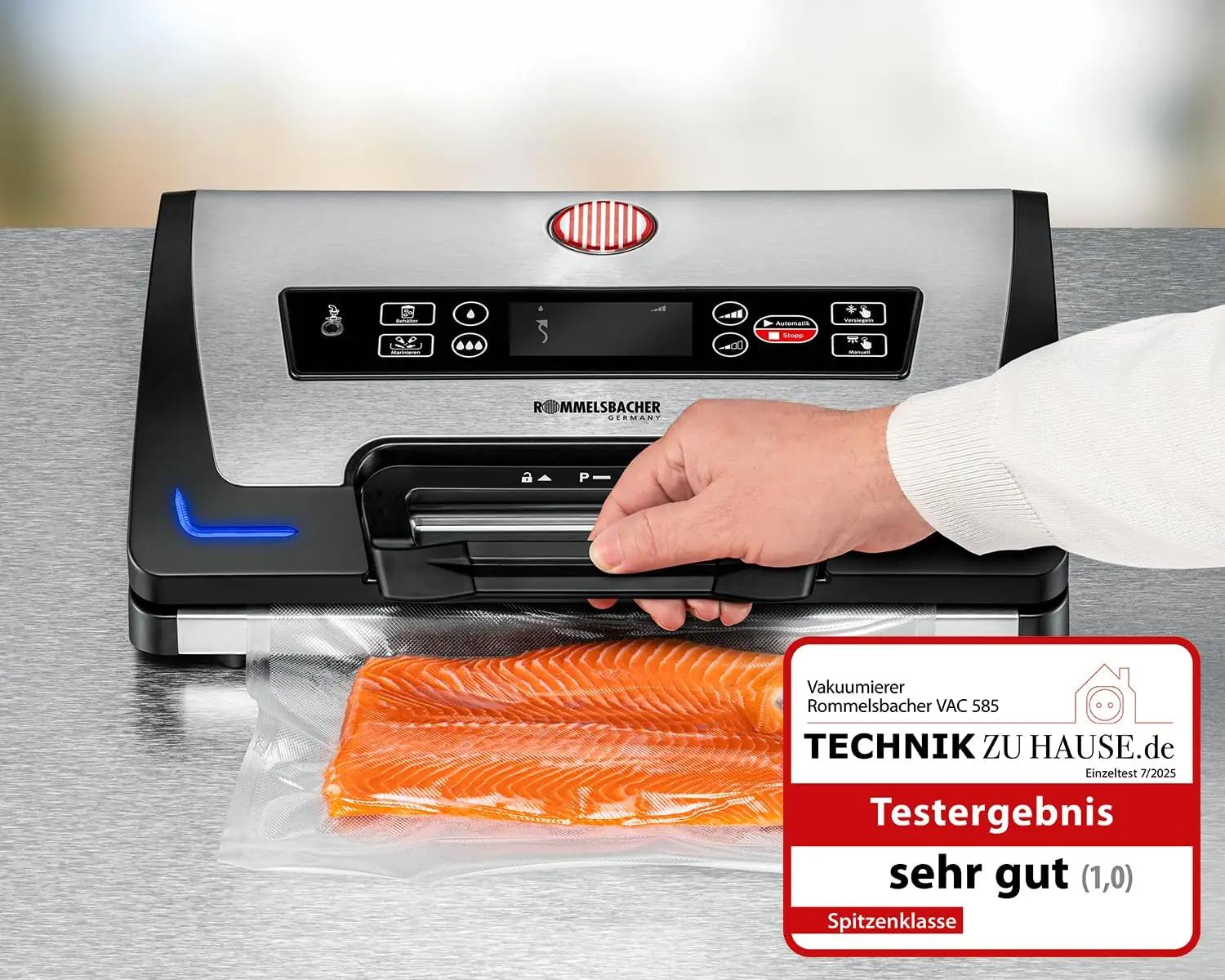 Rommelsbacher kileriide tihendusseadmed VAC 585 – detailne vaade