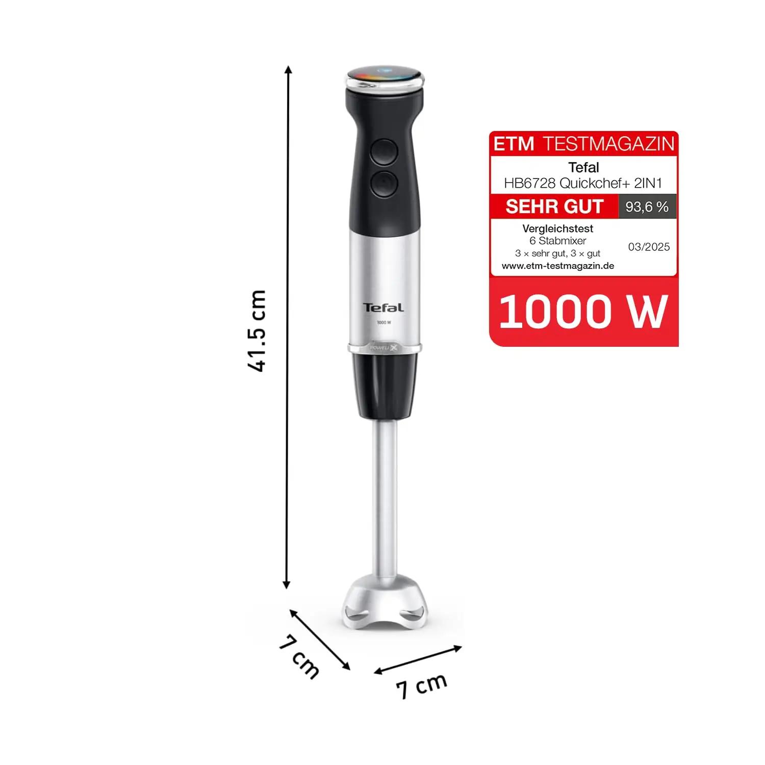 Tefal Quickchef+ 2-in-1 saumikser, 1000 W – kasutusnäide