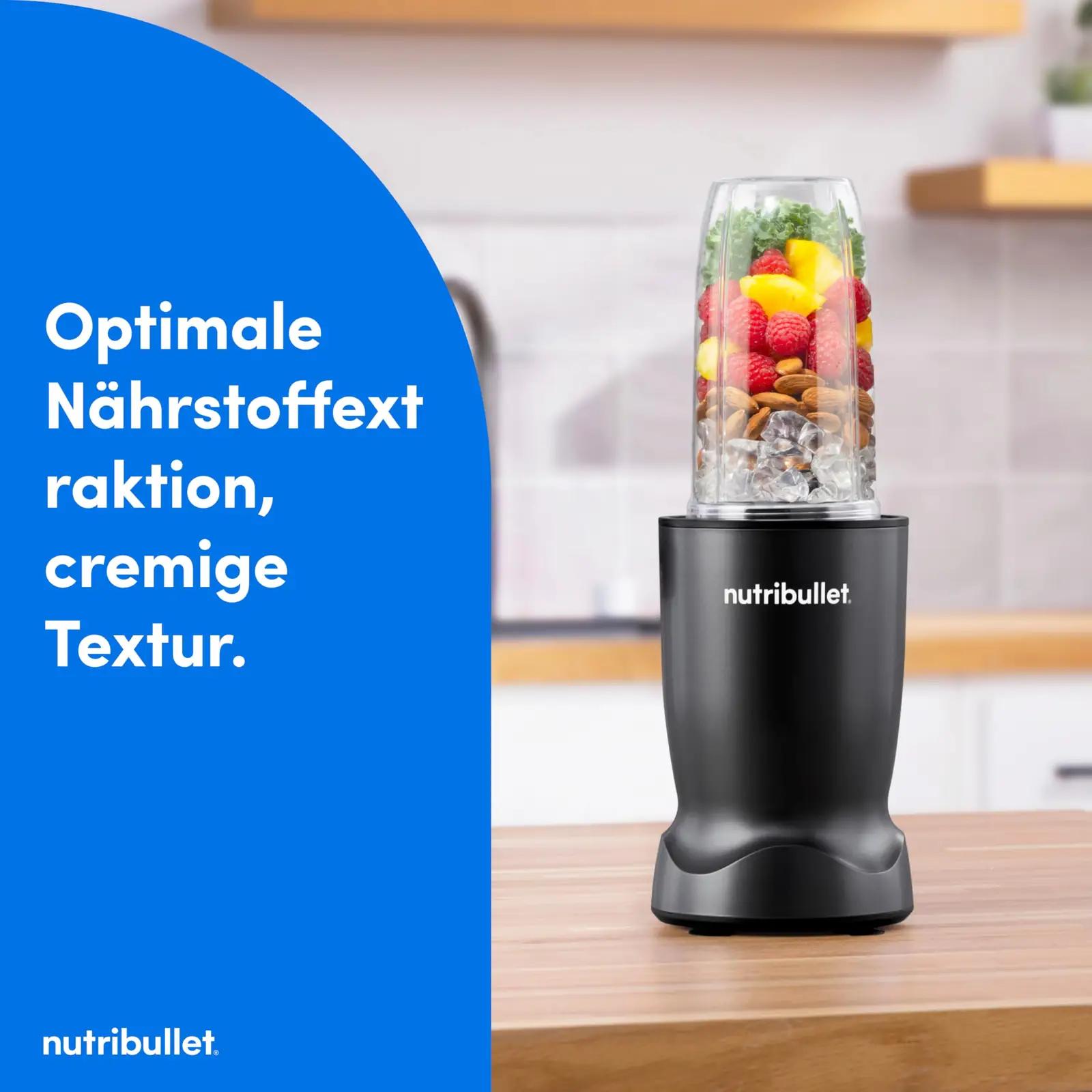 NutriBullet Turbo 1000 W blender Tritan-glassidega – detailne vaade