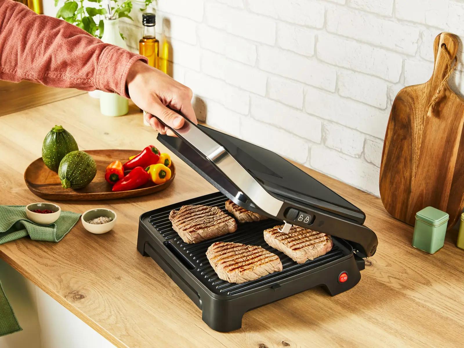 Tefal kontakt- ja paninigrill, 2000 W, teras – pakend ja tarvikud