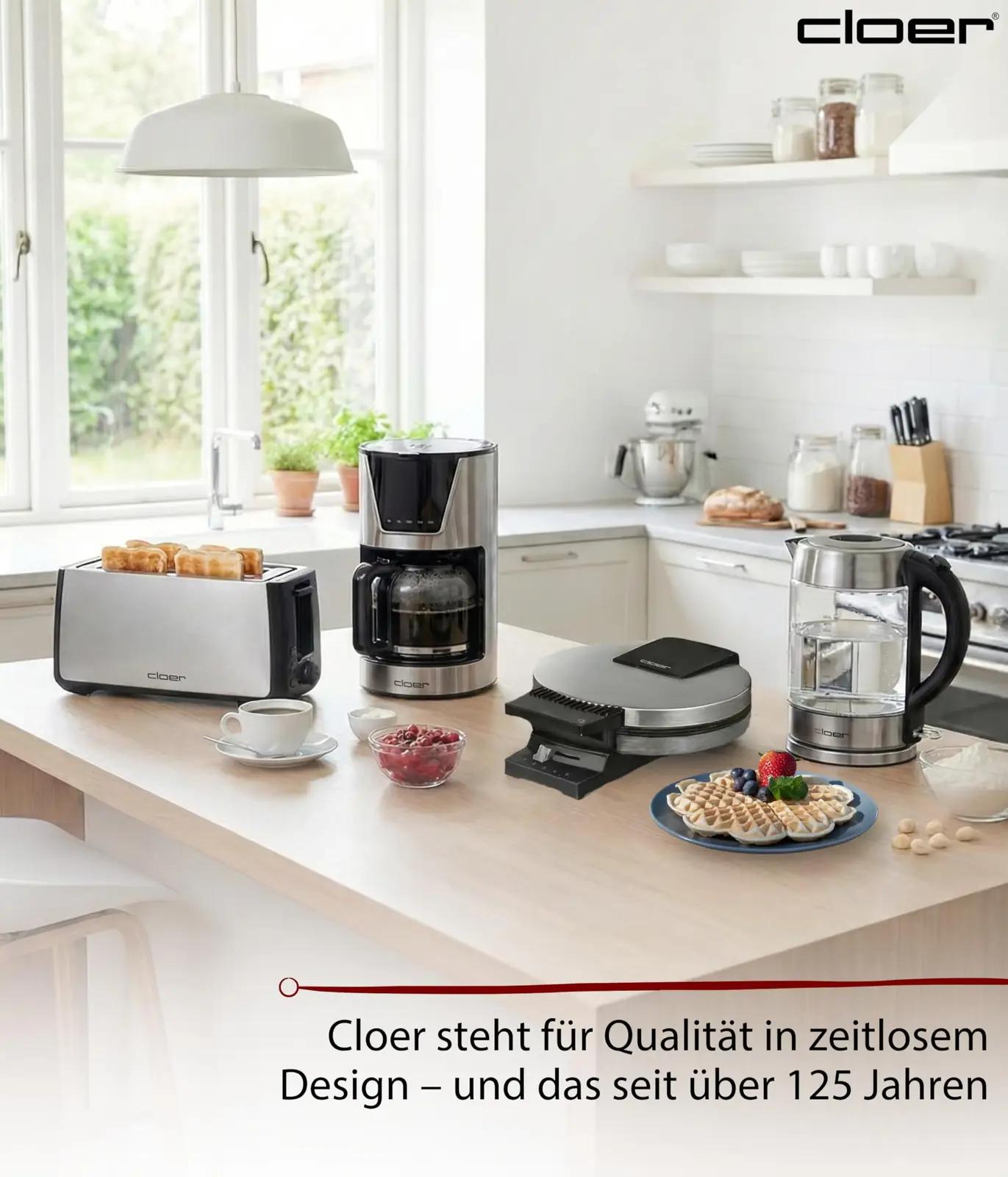 Cloer 189 vahvlirauast 16 cm südamevahvli jaoks – pilt 7