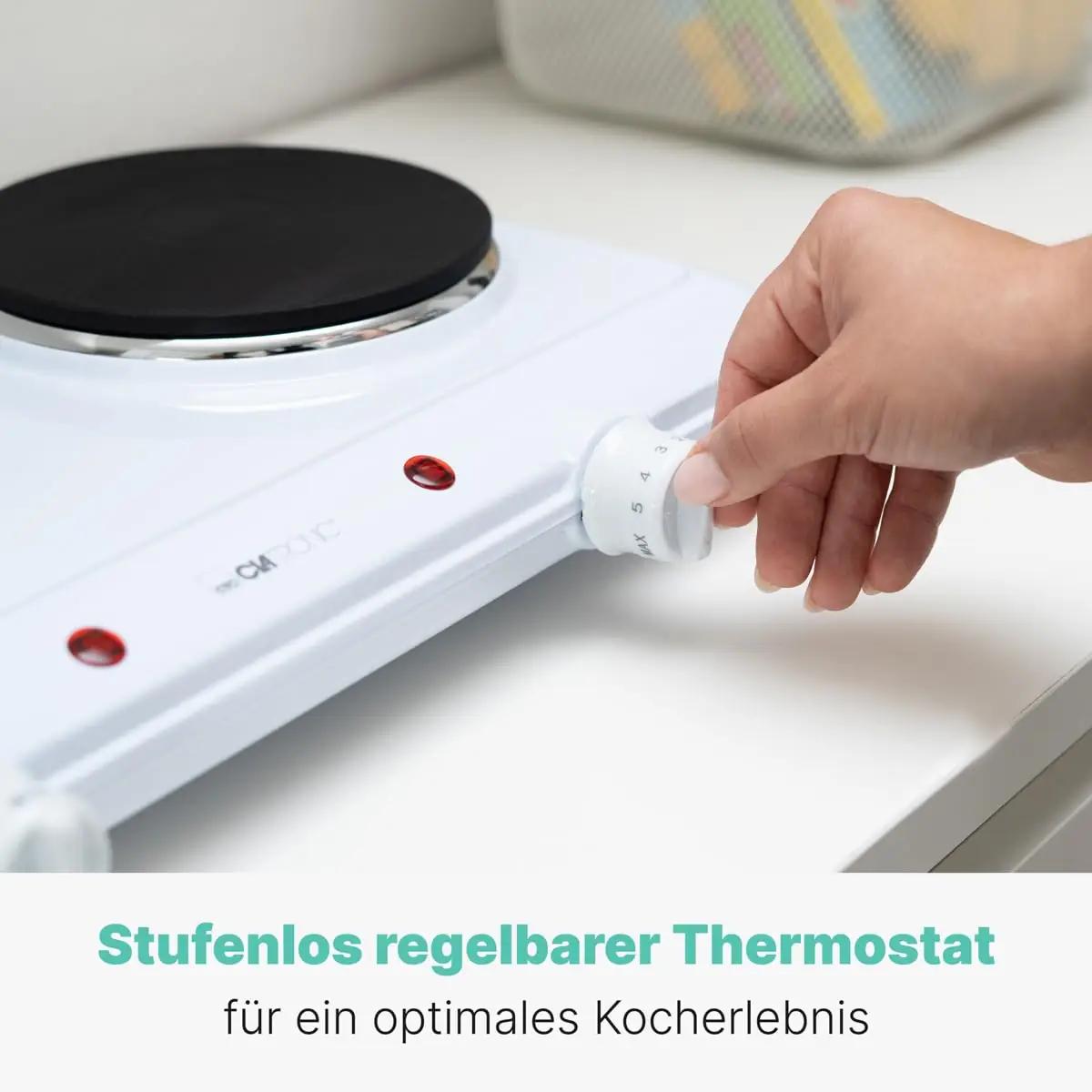Clatronic topelt keeduplaat roostevabast terasest – kasutusnäide