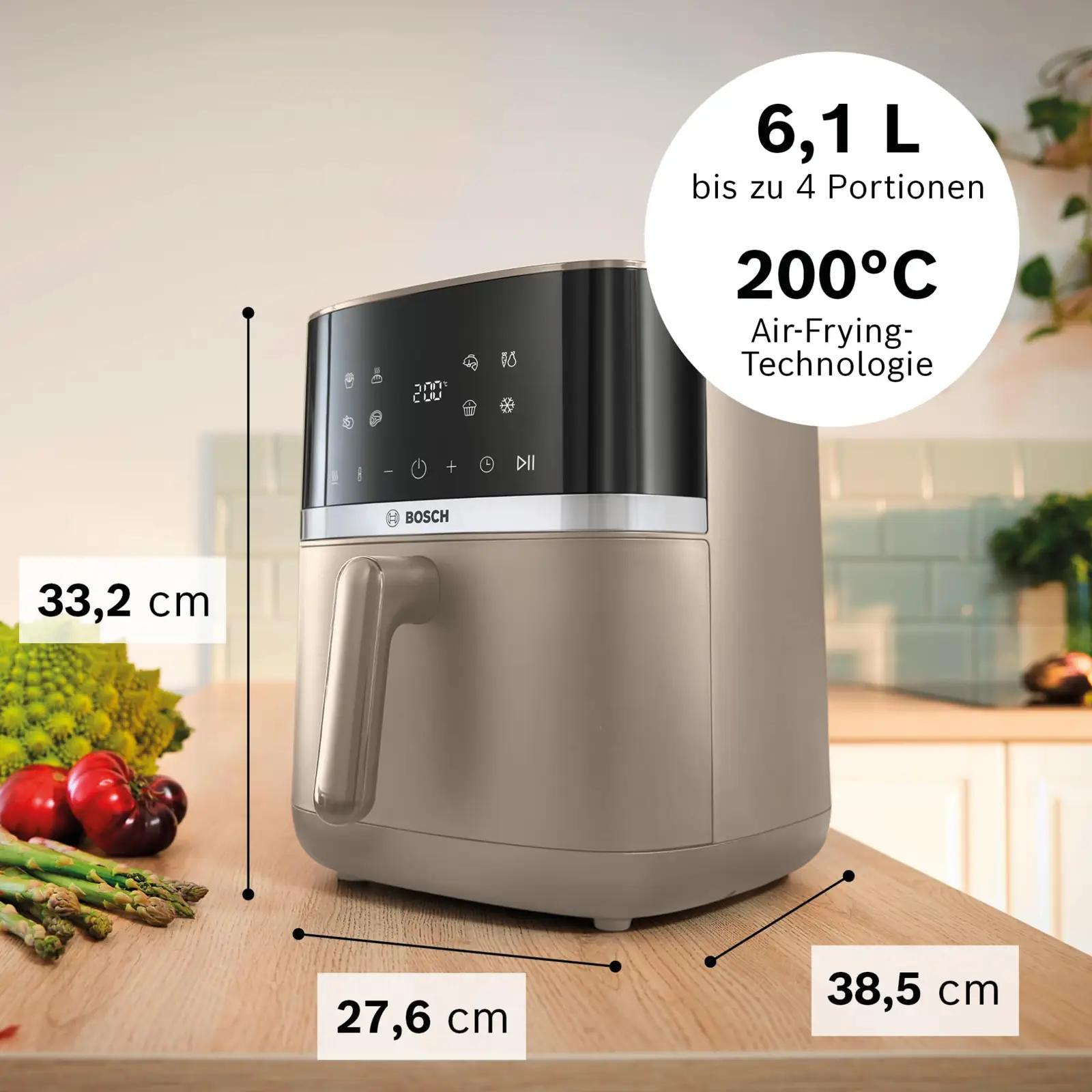 Bosch kuumaõhufritüür 6,1 L, plast, MAF462C0 – detailne vaade
