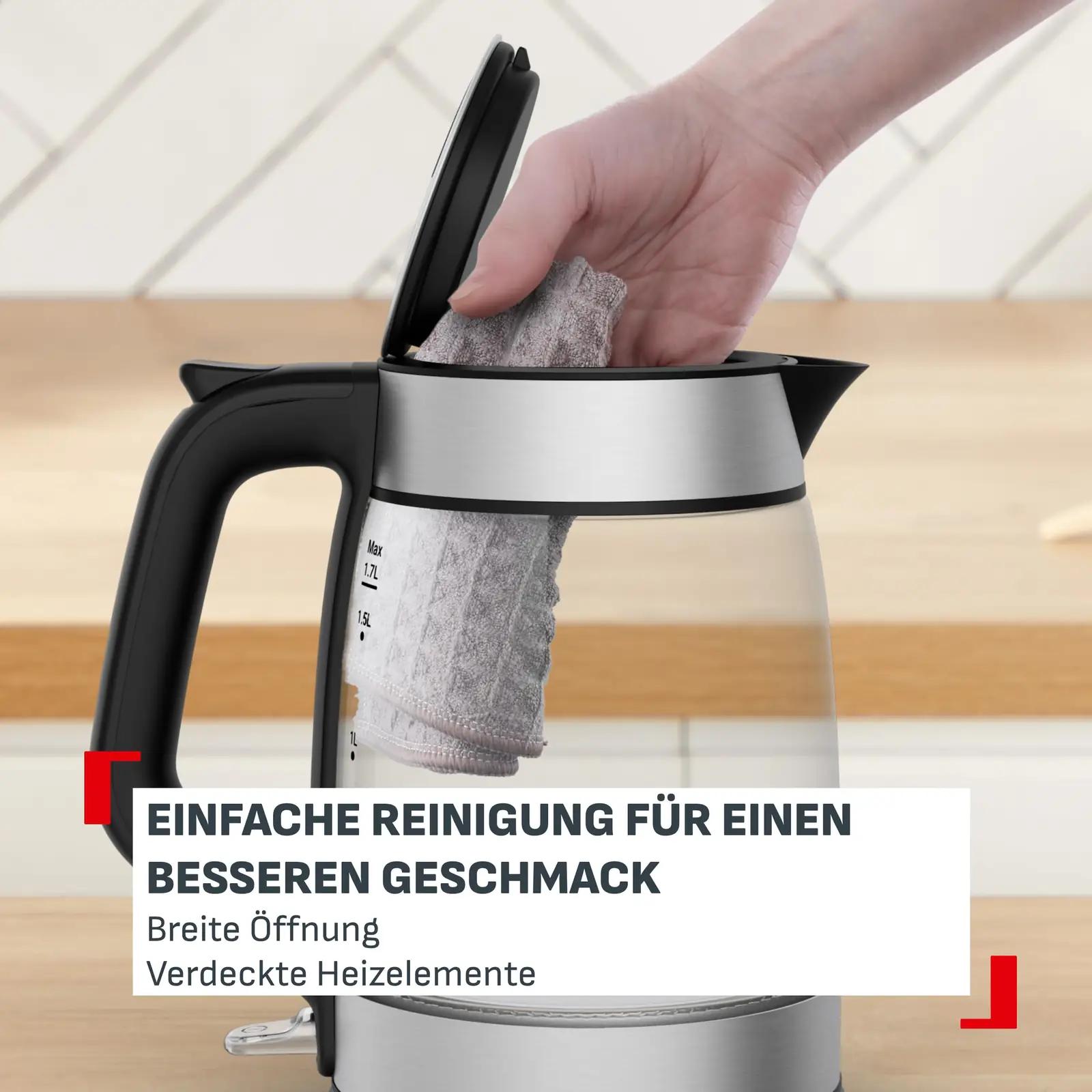 Tefal klaasist veekeetja KI6A58E0, 1,7 l – lisavaade