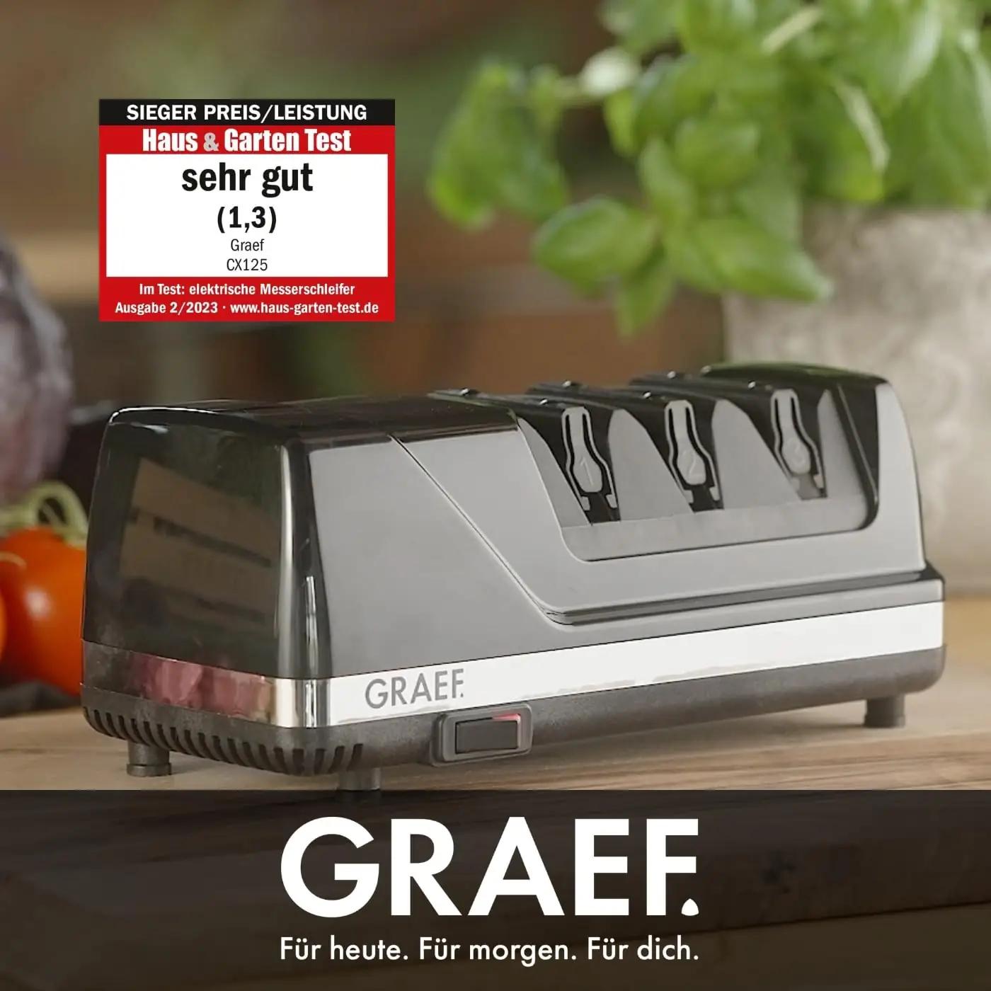 GRAEF. GRAEF CX125DE elektriline noateritaja, 3 astet – detailne vaade