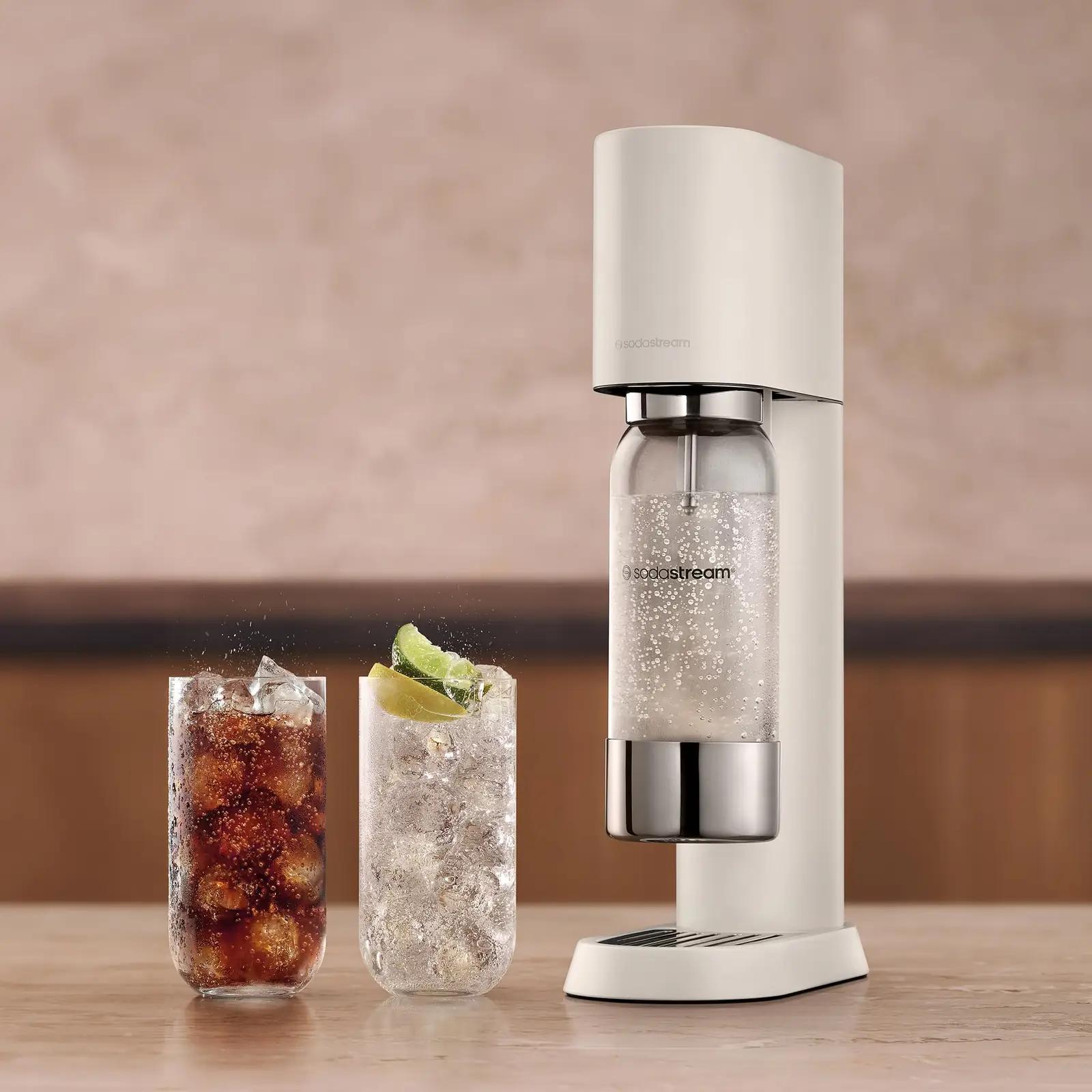 sodastream ensō mullivee masin, roostevaba teras – pakend ja tarvikud