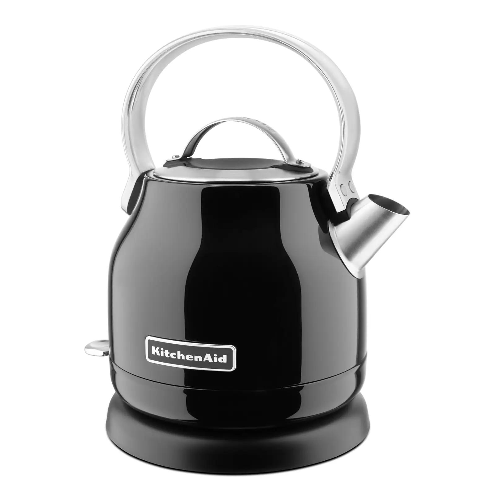KitchenAid veekeetja, roostevaba teras, 1,25 l – pakend ja tarvikud