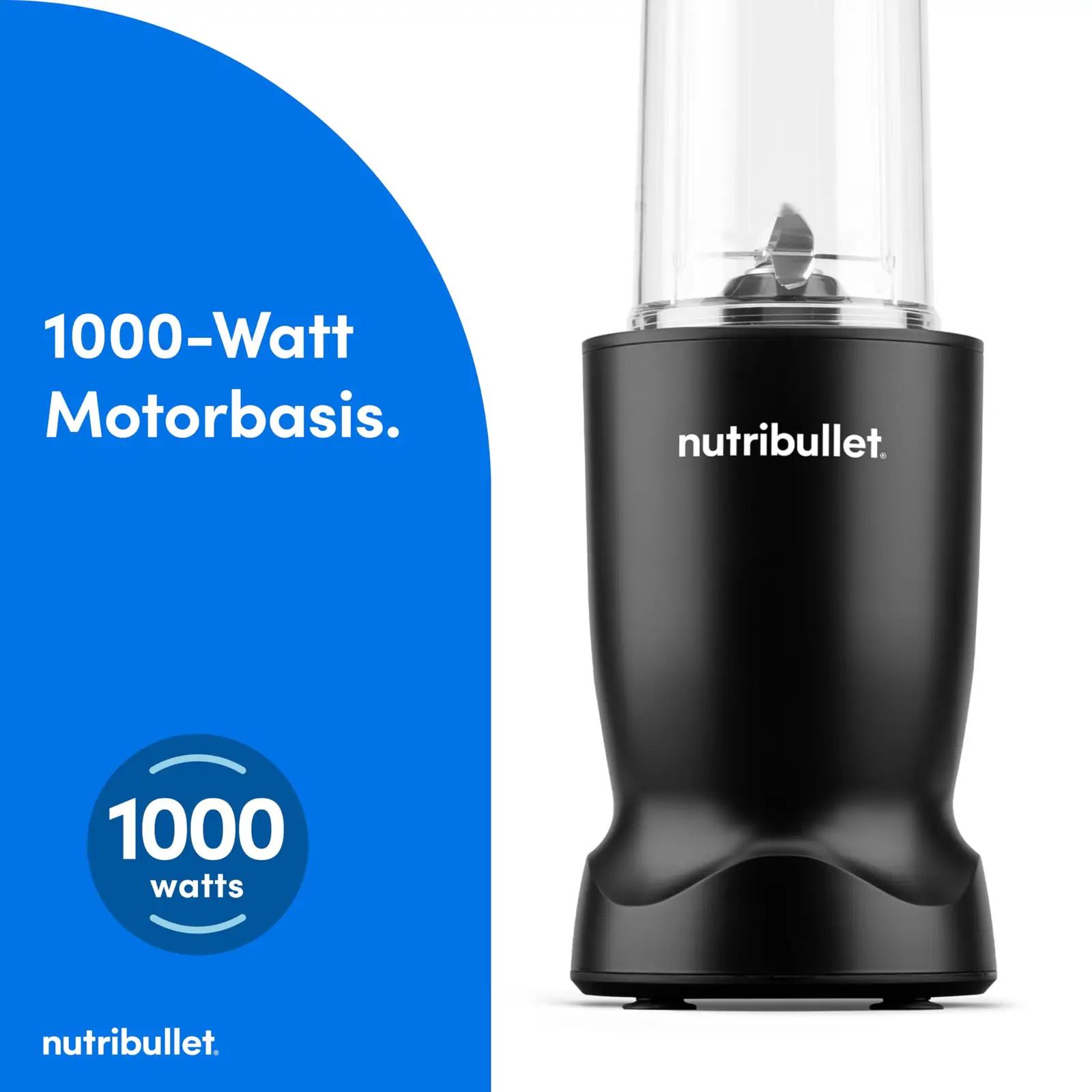 NutriBullet Turbo 1000 W blender Tritan-glassidega – pakend ja tarvikud