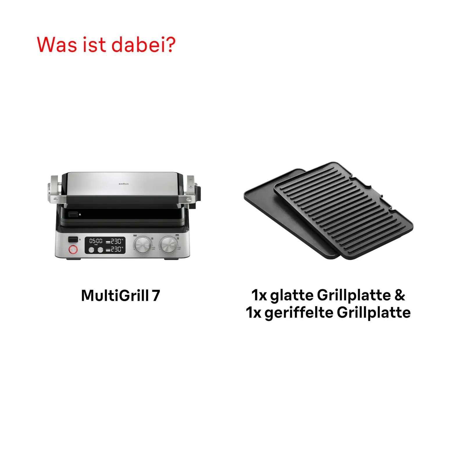 Braun MultiGrill 7 CG7040 3-in-1 kontaktgrill – pilt 8