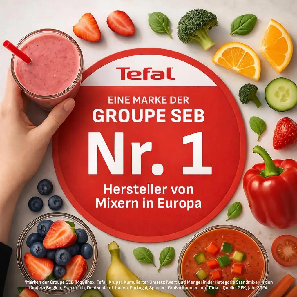 Tefal Quickchef+ 2-in-1 saumikser, 1000 W – detailne vaade