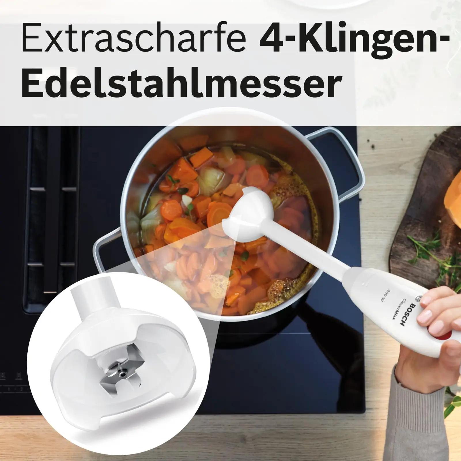 Bosch CleverMixx stavmiks plastist, 400 W – kasutusnäide