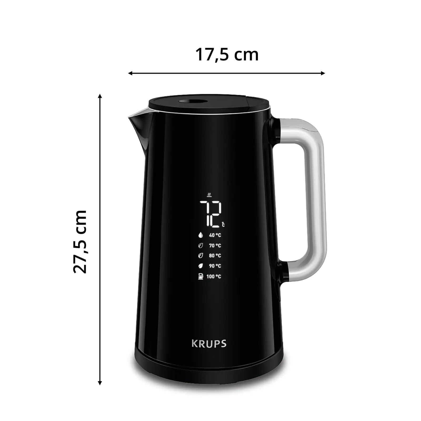 KRUPS Smart’n Light veekeetja, 1,7 l, kaksseineline – pakend ja tarvikud