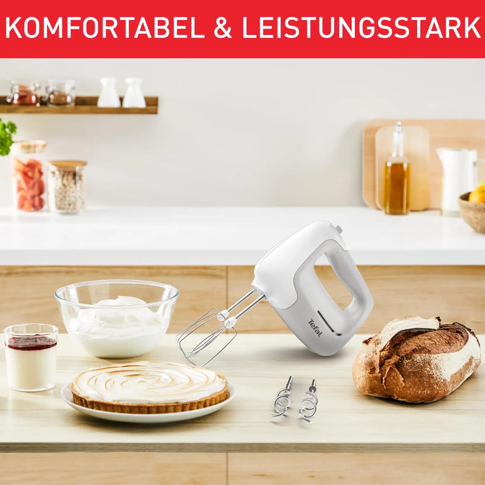 Tefal handimikser Prep’Mix, 450 W, roostevaba – pakend ja tarvikud