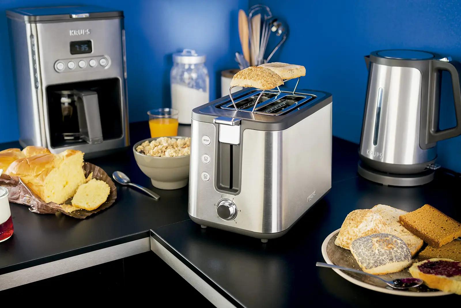 KRUPS KH442D röster, roostevaba teras, 850 W – detailne vaade